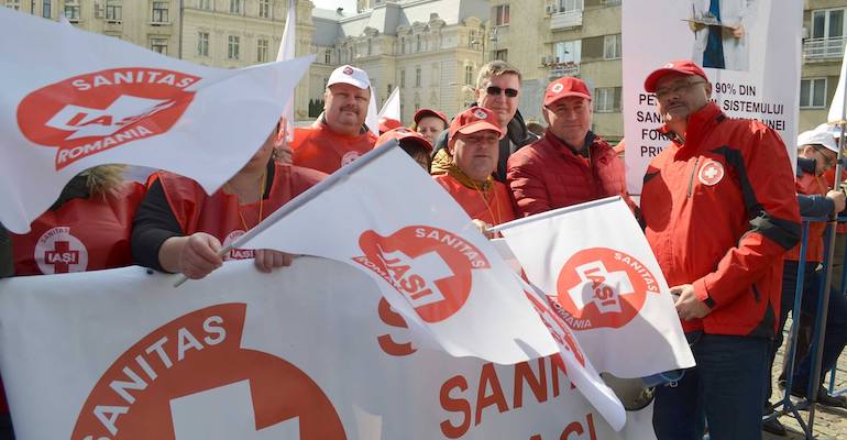 SANITAS critică acordul politic pentru legea salarizării și avertizează asupra unor posibile acțiuni sindicale