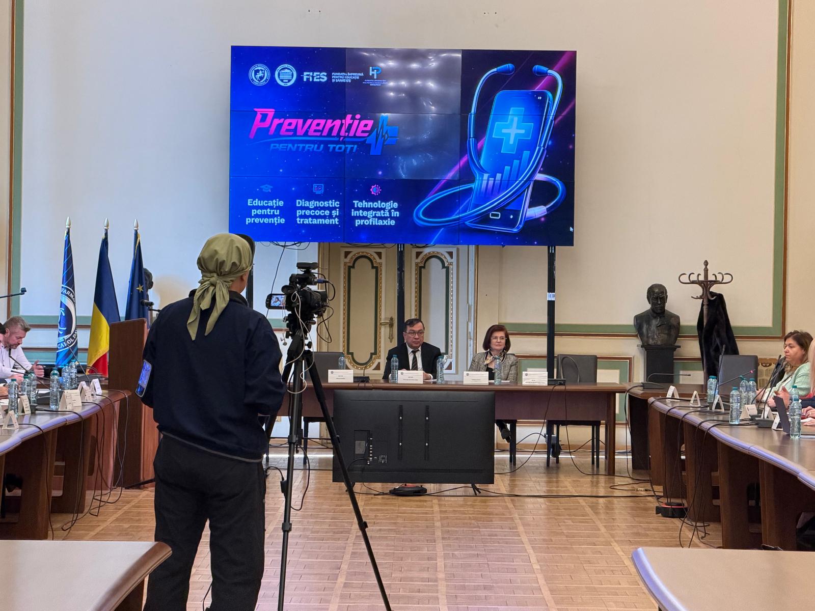 UMF Carol Davila a lansat proiectul „Prevenție pentru toți” pentru creșterea gradului de conștientizare a bolilor oncologice