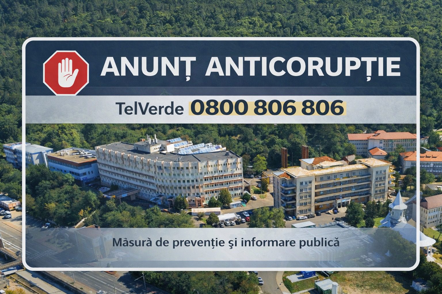 Spitalul Județean Piatra-Neamț transmite că personalul medical acționează corect și lansează un anunț preventiv anticorupție