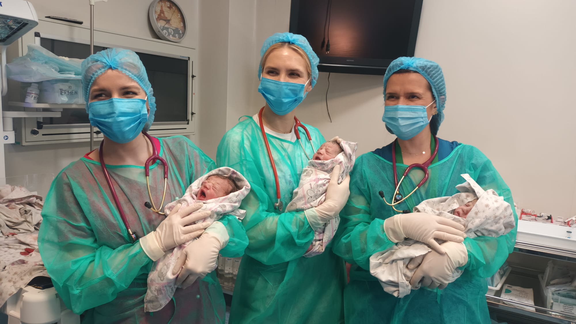 Primii tripleți născuți la Maternitatea Odobescu din Timișoara