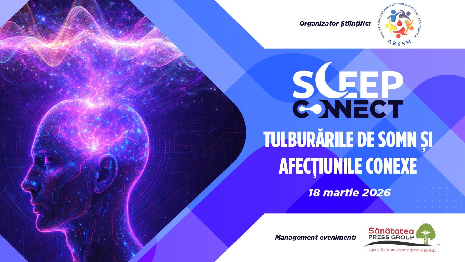Specialiști din diverse domenii medicale se reunesc în cadrul „SLEEP CONNECT – Tulburările de somn și afecțiunile conexe”