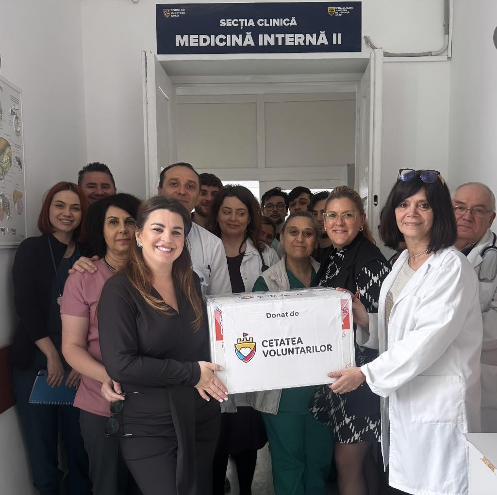 SCJU Arad: Secția de Medicină Internă II beneficiază de un aspirator bronșic pentru pacienții în stare critică