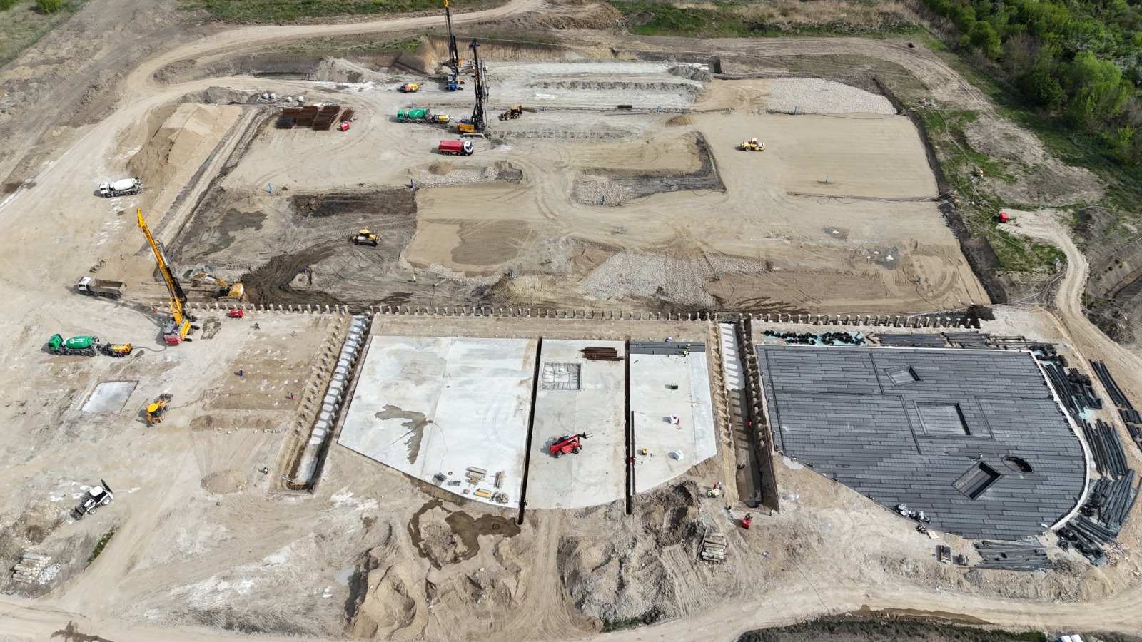 Cluj: Lucrările de edificare a Spitalului Clinic de Urgență pentru Copii, o structură nouă, în sistem monobloc, sunt în plină desfășurare și avansează rapid