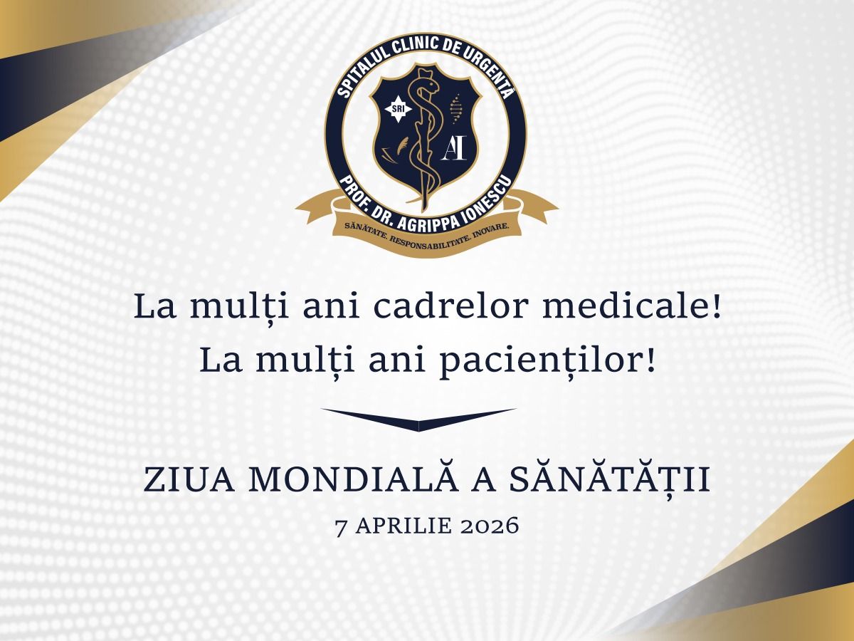 Spitalul “Prof. Dr. Agrippa Ionescu”: Îngrijirea pacienților nu este doar un obiectiv, ci o misiune construită pe trei direcții esențiale: Sănătate, Responsabilitate și Inovare