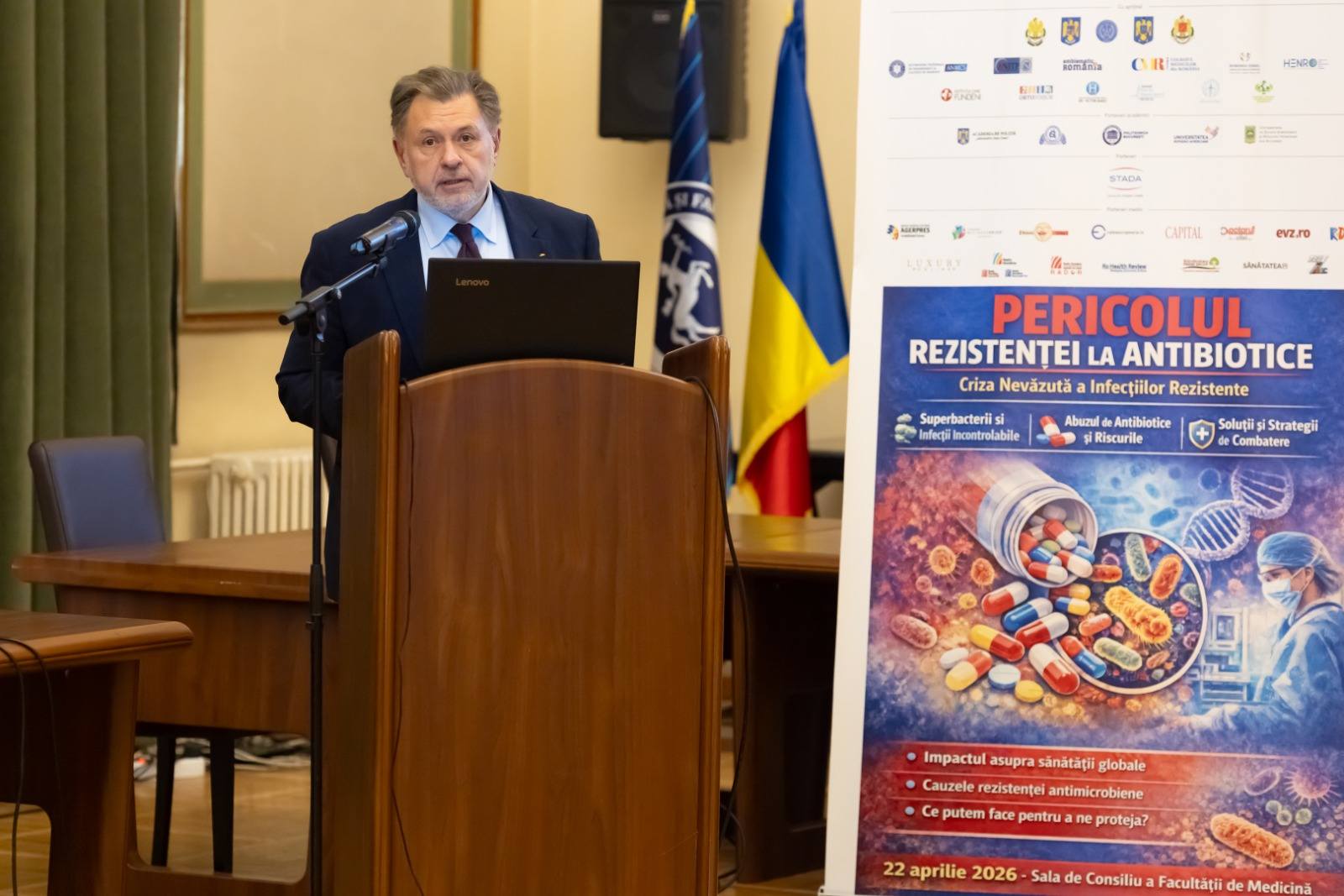 Prof. univ. dr. Rafila: România reușește, de peste un deceniu, să se mențină între locurile 2 și 4 la nivel european în ceea ce privește consumul de antibiotice