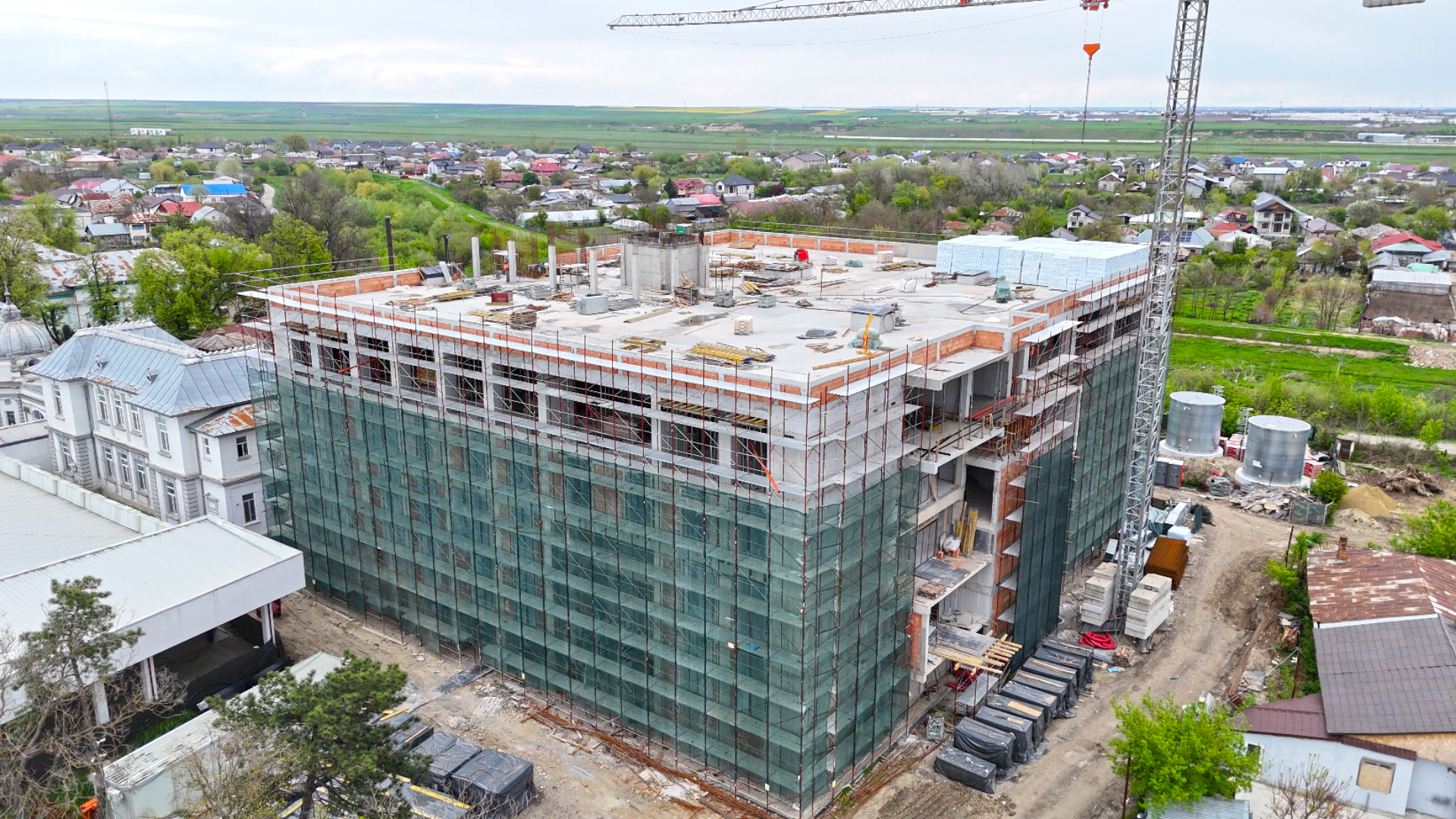 Galați: Noul Spital din Tecuci se află în stadiu avansat de construcție și aproape de finalizare în acest an