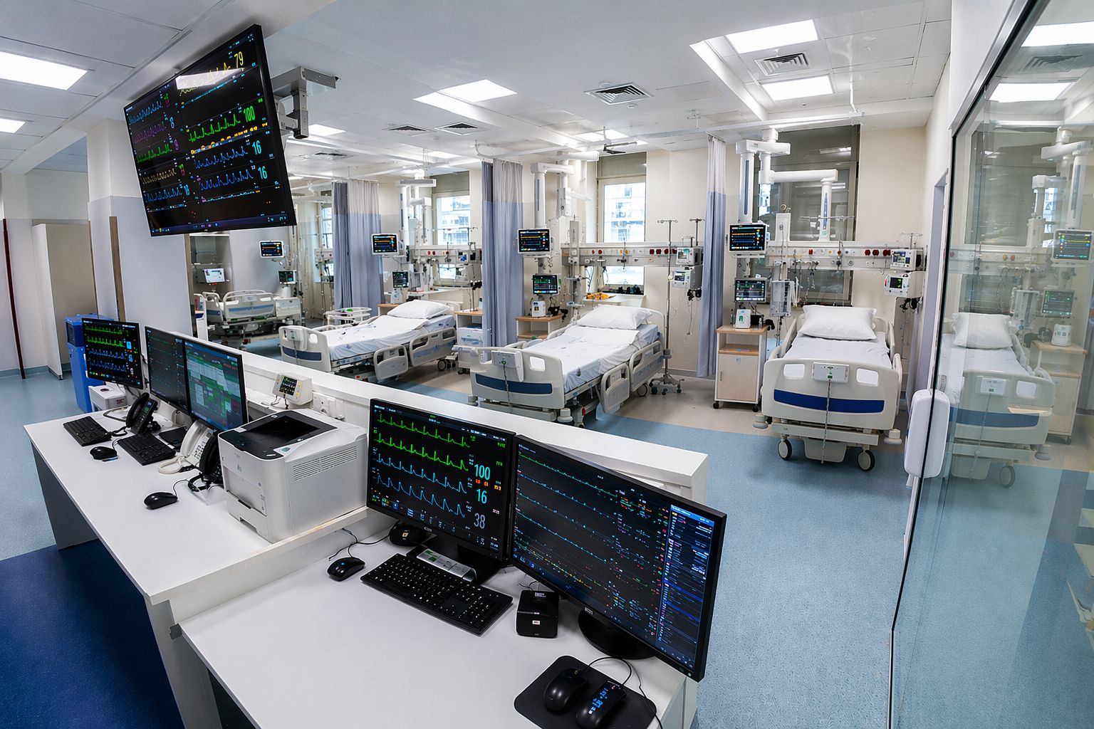 Unitate de Supraveghere și Tratament Avansat al Pacienților Cardiaci Critici (USTACC), la SJU Bacău