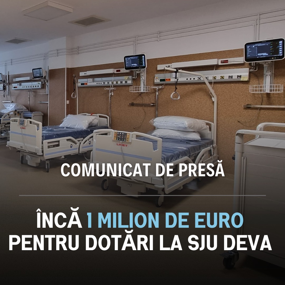Hunedoara: Investiție de peste 1 milion de euro pentru pacienții cardiaci critici la Spitalul Județean de Urgență Deva