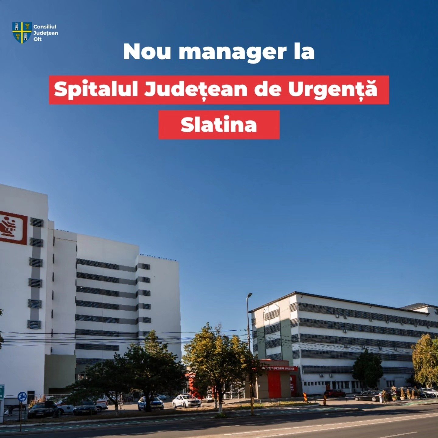 Cosmin Floreanu, numit manager al Spitalului Județean de Urgență Slatina