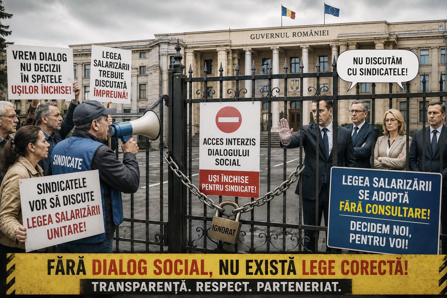 Federația Sanitas din România acuză lipsa consultării sindicatelor la noua lege a salarizării și avertizează asupra riscului pierderii fondurilor din PNRR