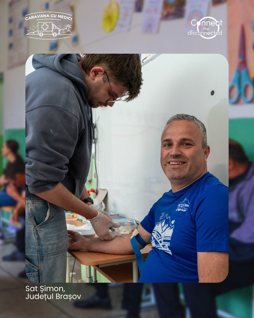 Brașov: Caravana cu Medici a oferit consultații pentru 73 de pacienți din satul Șimon, într-o campanie dedicată diabetului