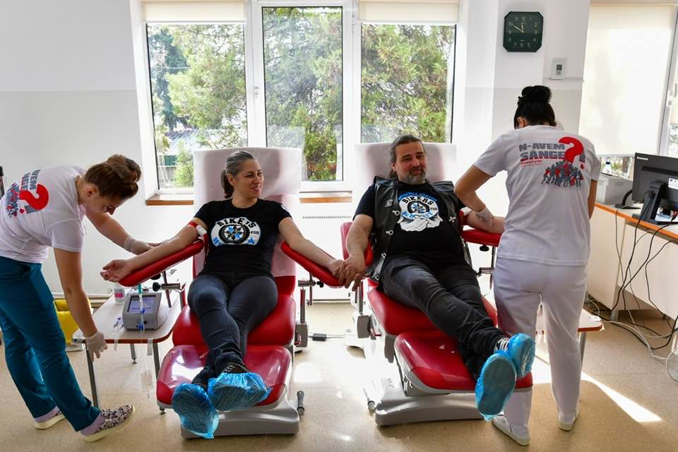 Campanie de donare de sânge la Ploiești, organizată de Bikers for Humanity România, pentru salvarea de vieți și sprijin umanitar