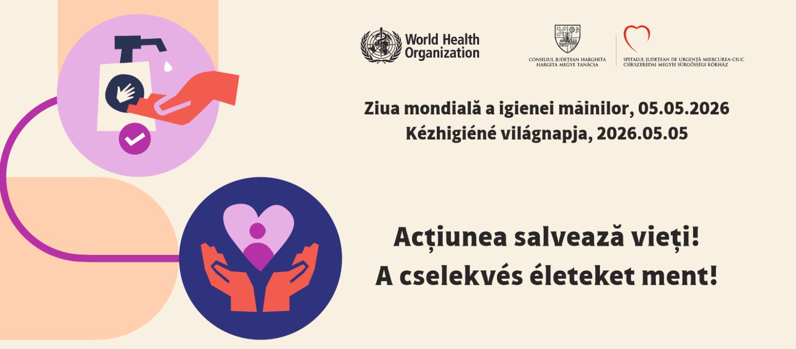5 mai – Ziua Internațională a Igienei Mâinilor