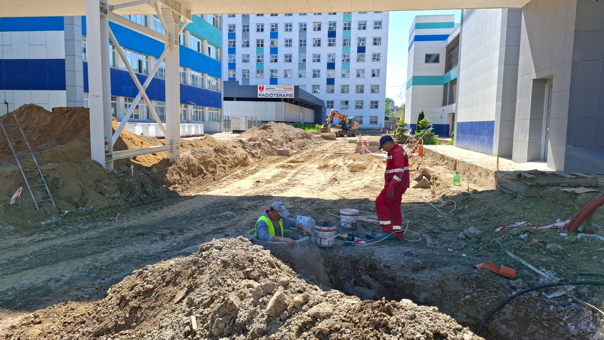 Galați: Accesul la Spitalul Județean „Sf. Ap. Andrei” este modernizat printr-o investiție de 9 milioane de lei