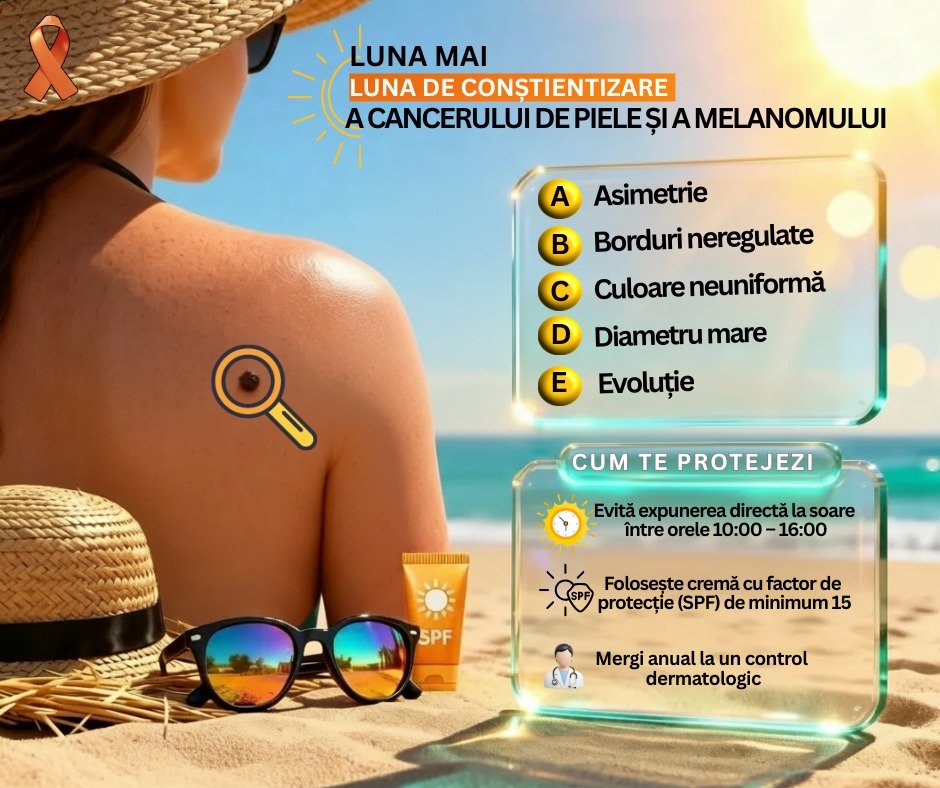 Federația Asociațiilor Bolnavilor de Cancer: Melanomul poate fi prevenit prin protecție solară și controale dermatologice regulate