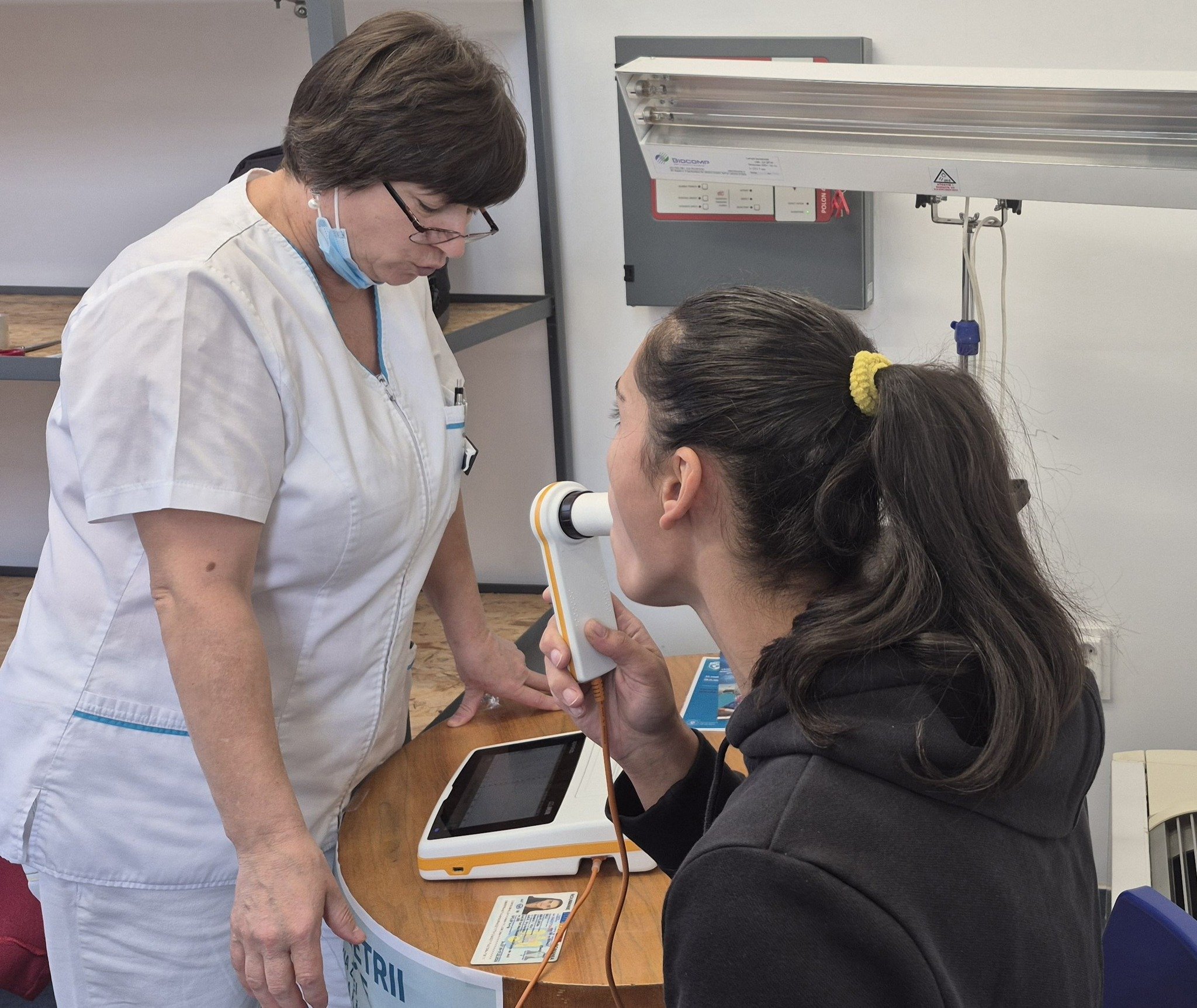 Spitalul de Pneumoftiziologie Sibiu efectuează spirometrii gratuite la Blăjel pentru depistarea precoce a bolilor respiratorii