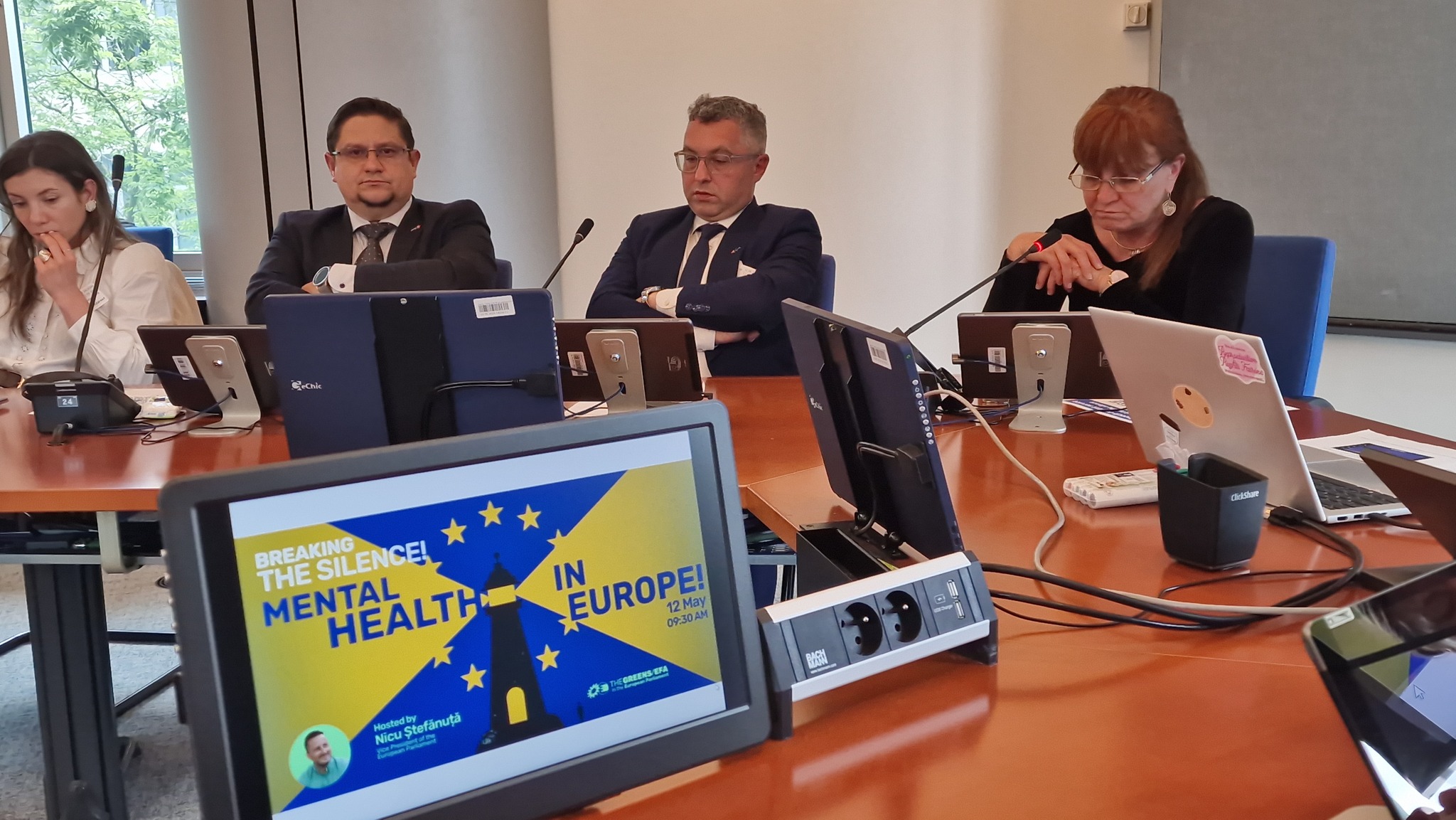 Premieră europeană: Spitalul Clinic de Psihiatrie din Sibiu, primul din România care promovează în Parlamentul European o campanie anti-stigmă