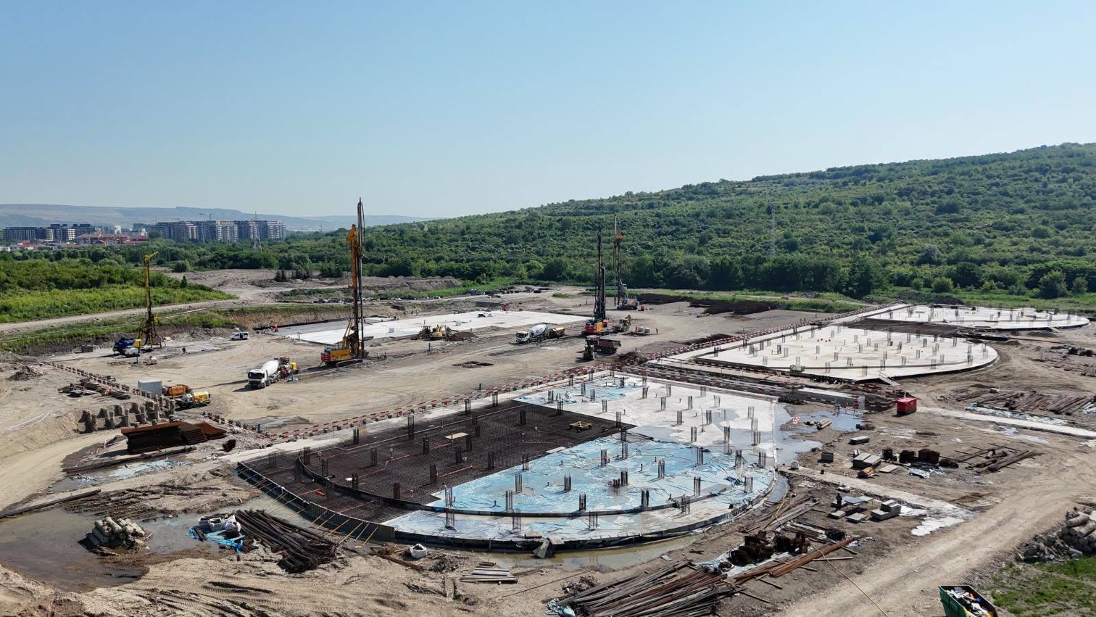 Lucrările la Spitalul Pediatric Monobloc din Cluj-Napoca avansează conform graficului