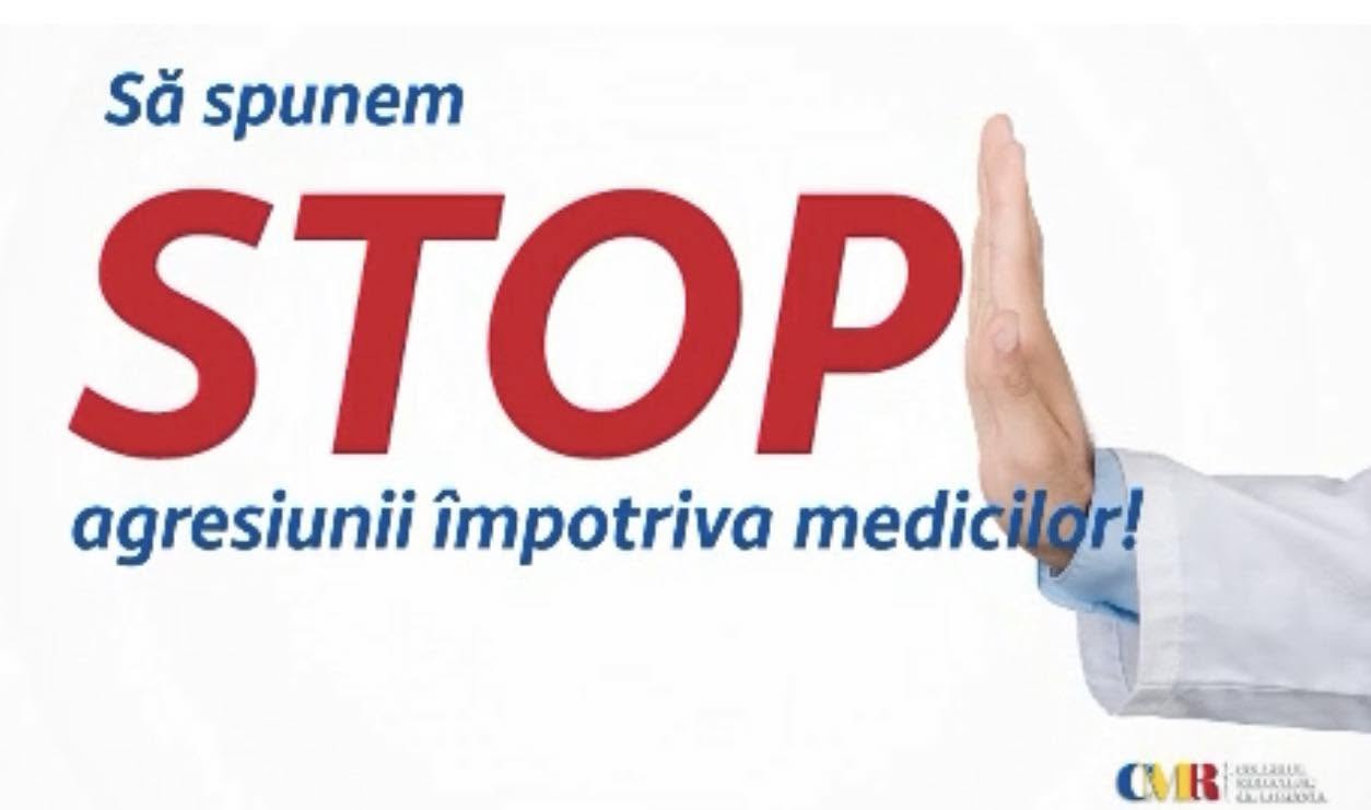 CMR a lansat campania națională „Violența Nu Vindecă! Să spunem STOP agresiunii împotriva medicilor!”