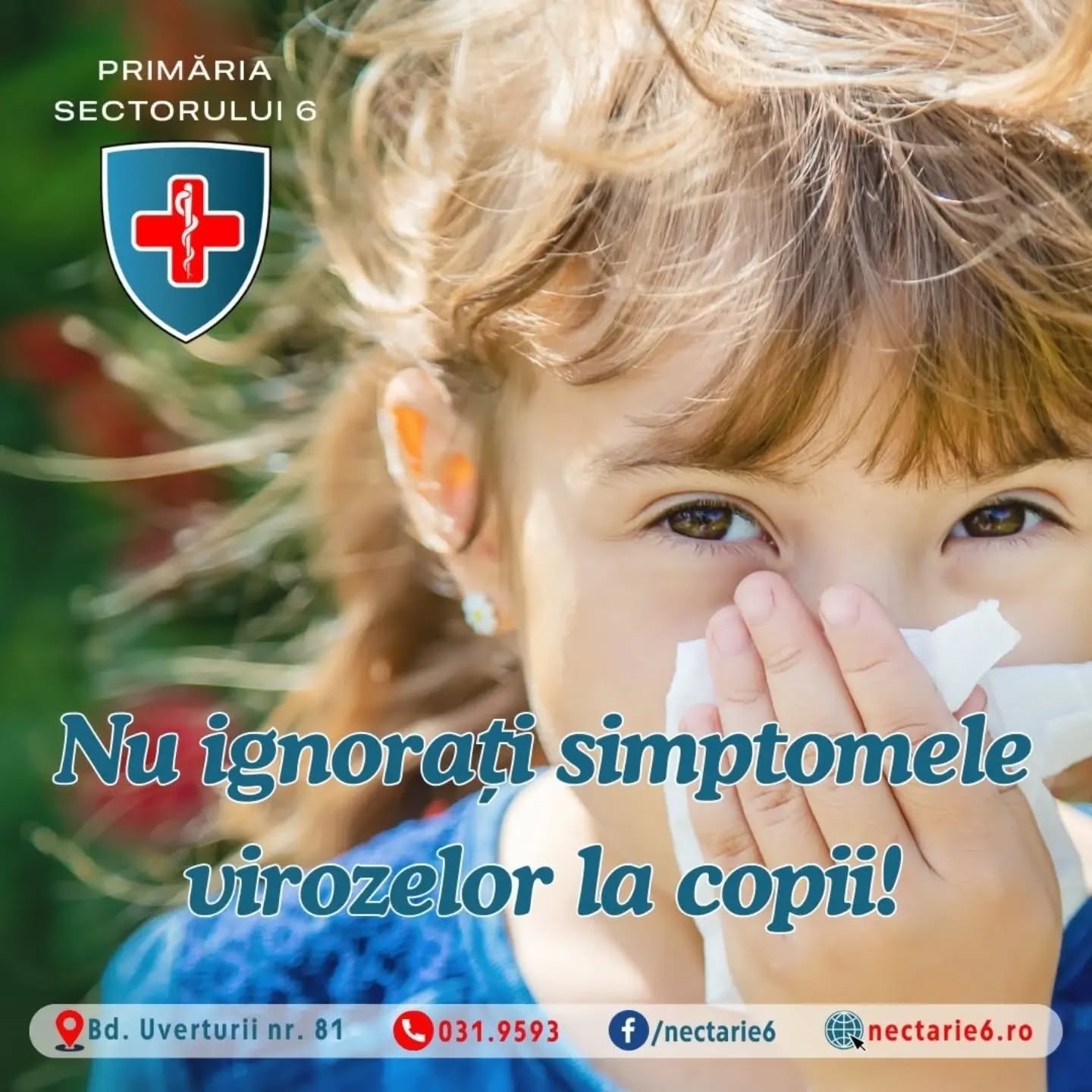 Centrul de Sănătate „Sfântul Nectarie” din București avertizează că virozele de vară afectează copiii și provoacă febră, tuse și simptome digestive