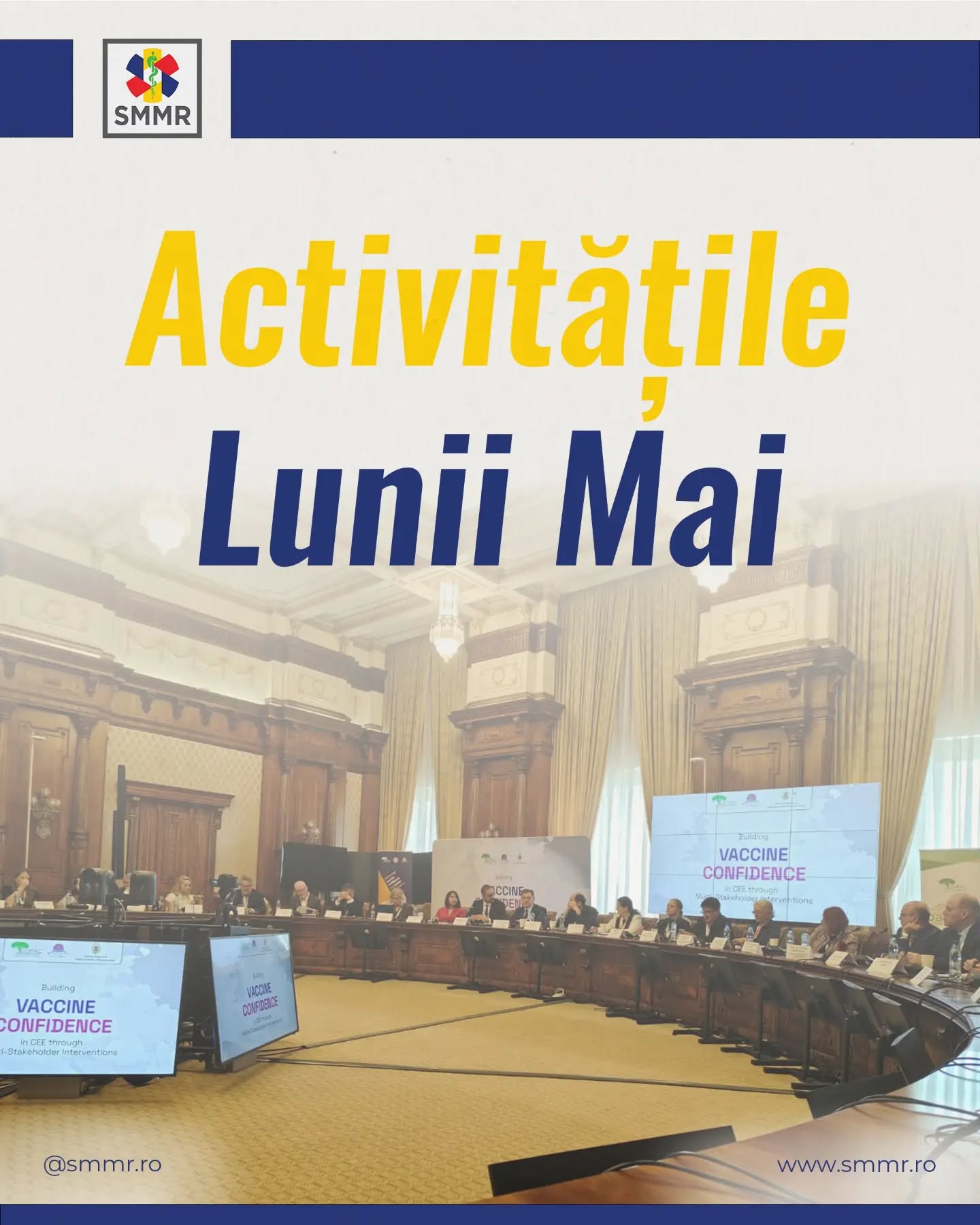 SMMR a participat în luna mai la conferințe și workshopuri medicale despre reforme și educație medicală continuă