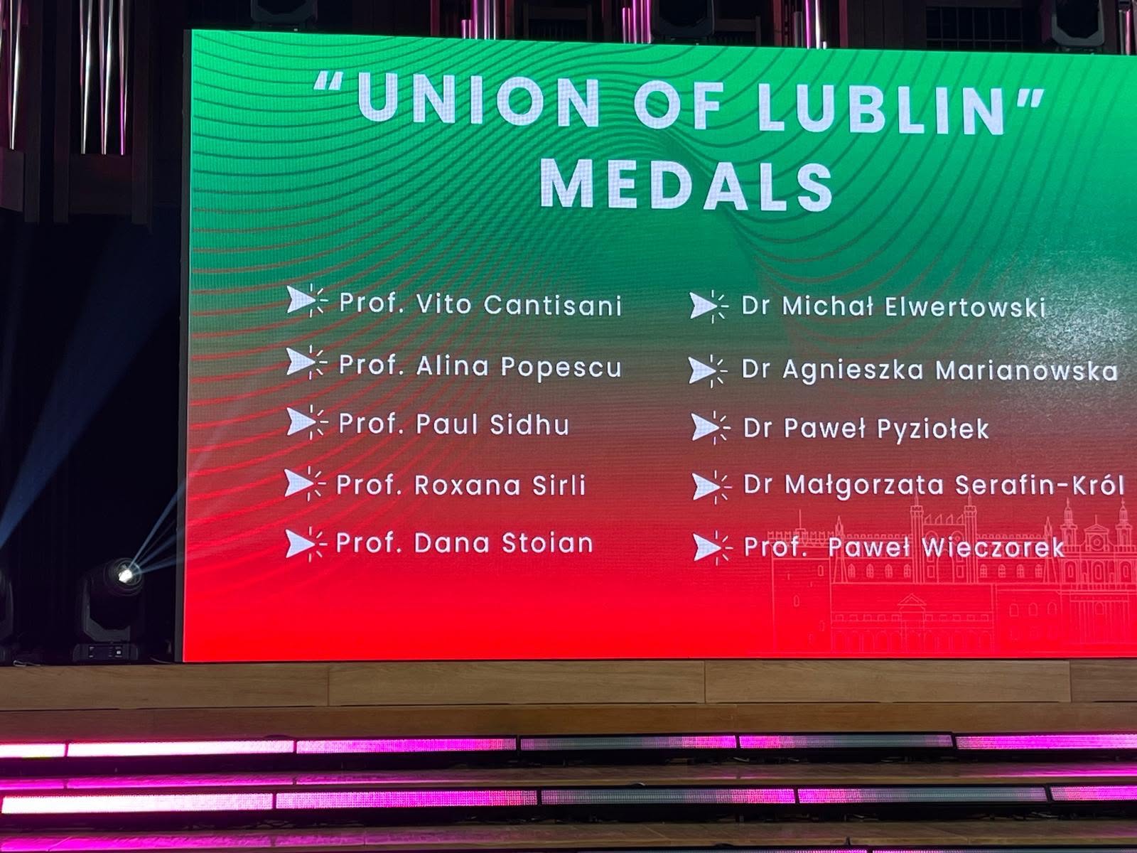 Prof. dr. Dana Stoian, prof. dr. Alina Popescu și prof. dr. Roxana Șirli, medici din Timișoara, au fost distinși cu „Medal of the Union of Lublin” la congresul EUROSON 2026