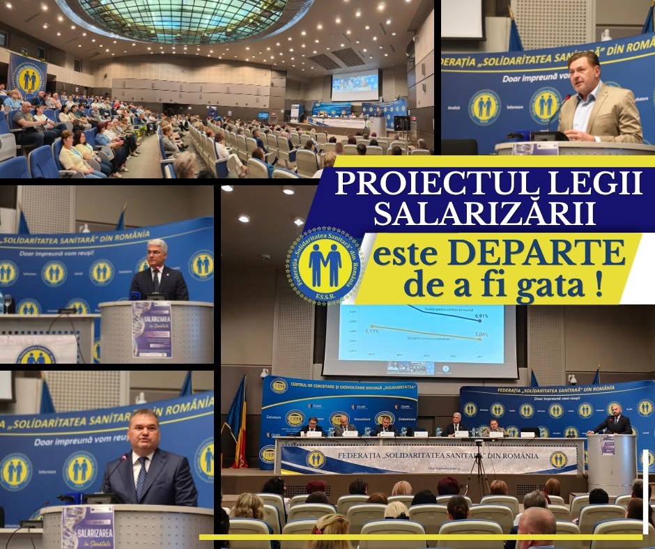 Proiectul Legii salarizării în sănătate este „departe de forma care poate fi înaintată Parlamentului”, avertizează FSSR