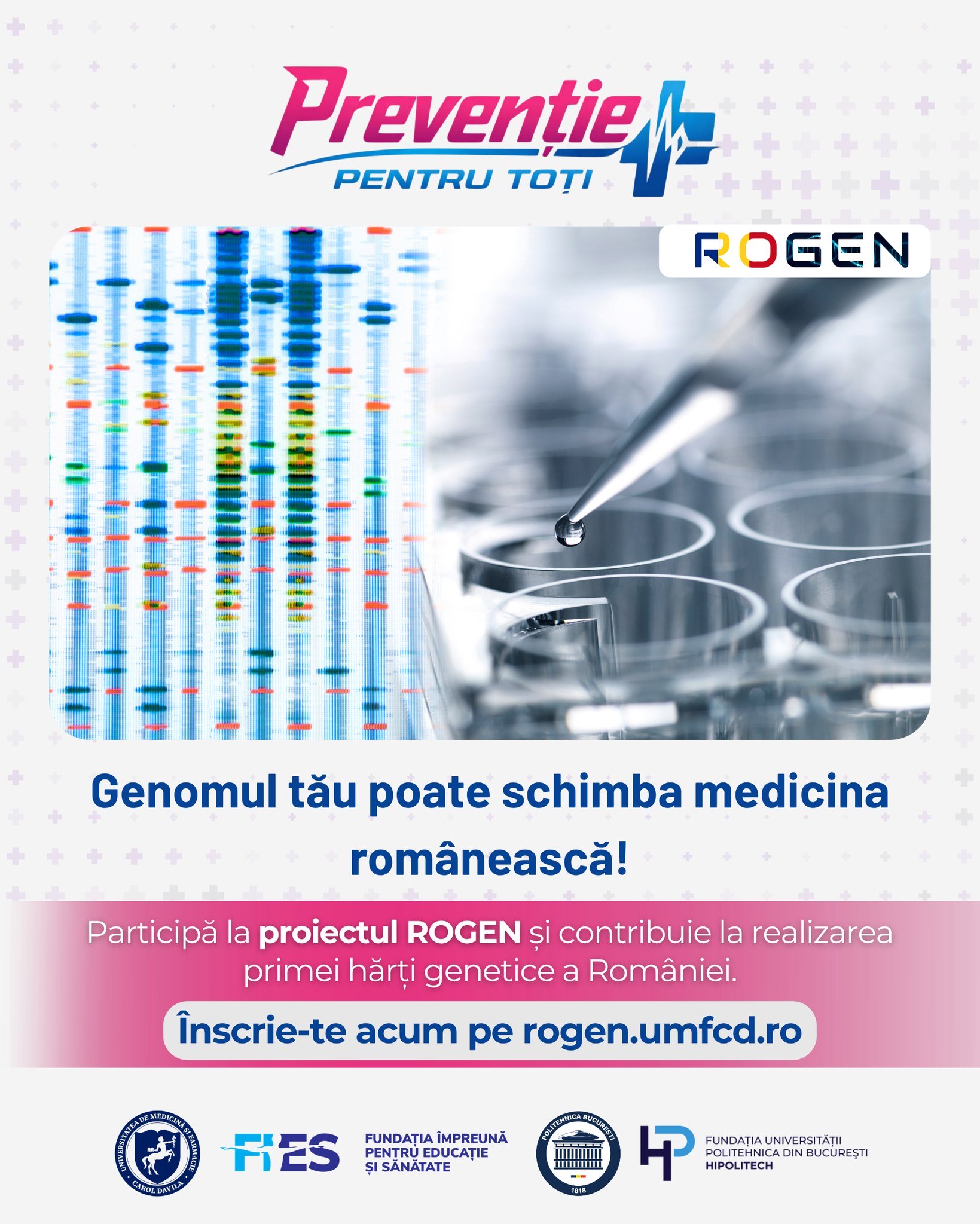 ROGEN lansează în România prima hartă genetică a populației, cu analize gratuite și participare voluntară a cetățenilor