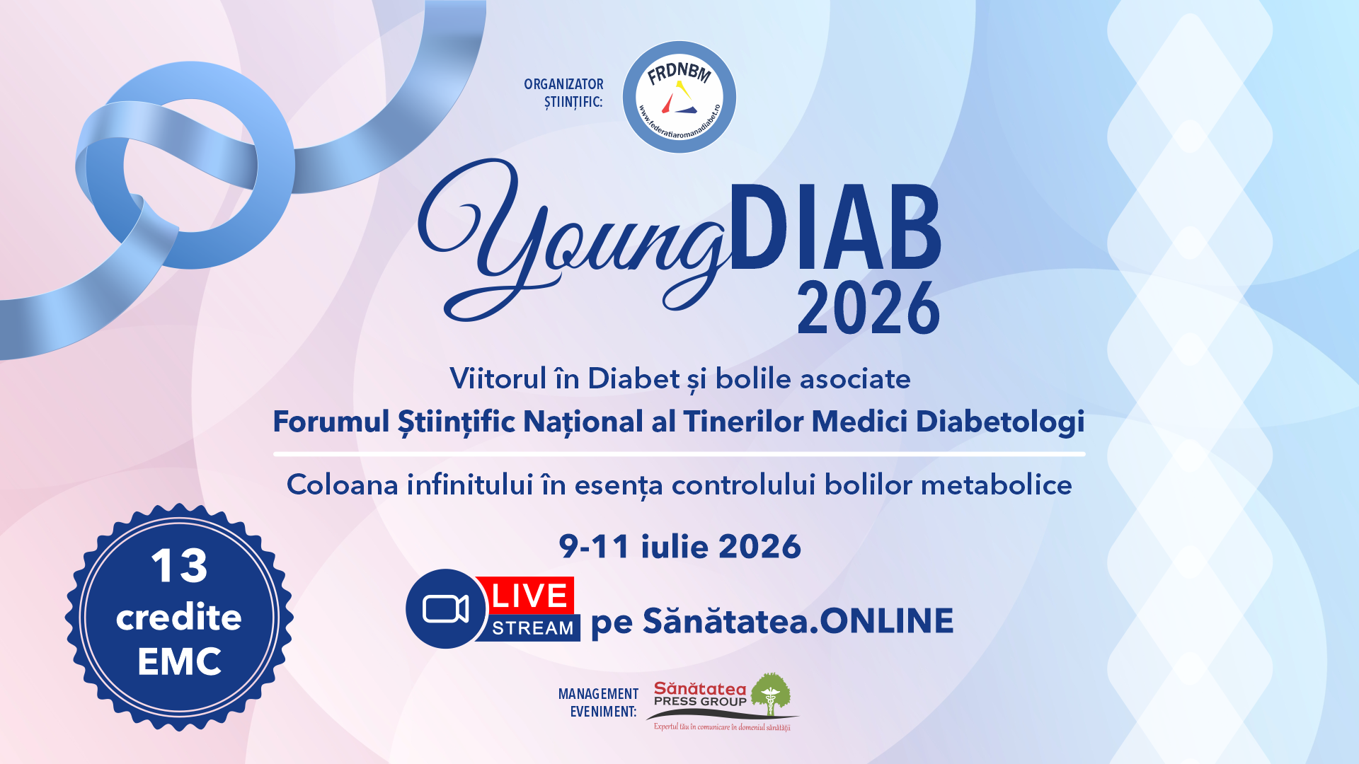 YoungDIAB – Forumul Științific Național al Tinerilor Medici Diabetologi, ediția 2026: Teme de actualitate, cu aplicabilitate practică