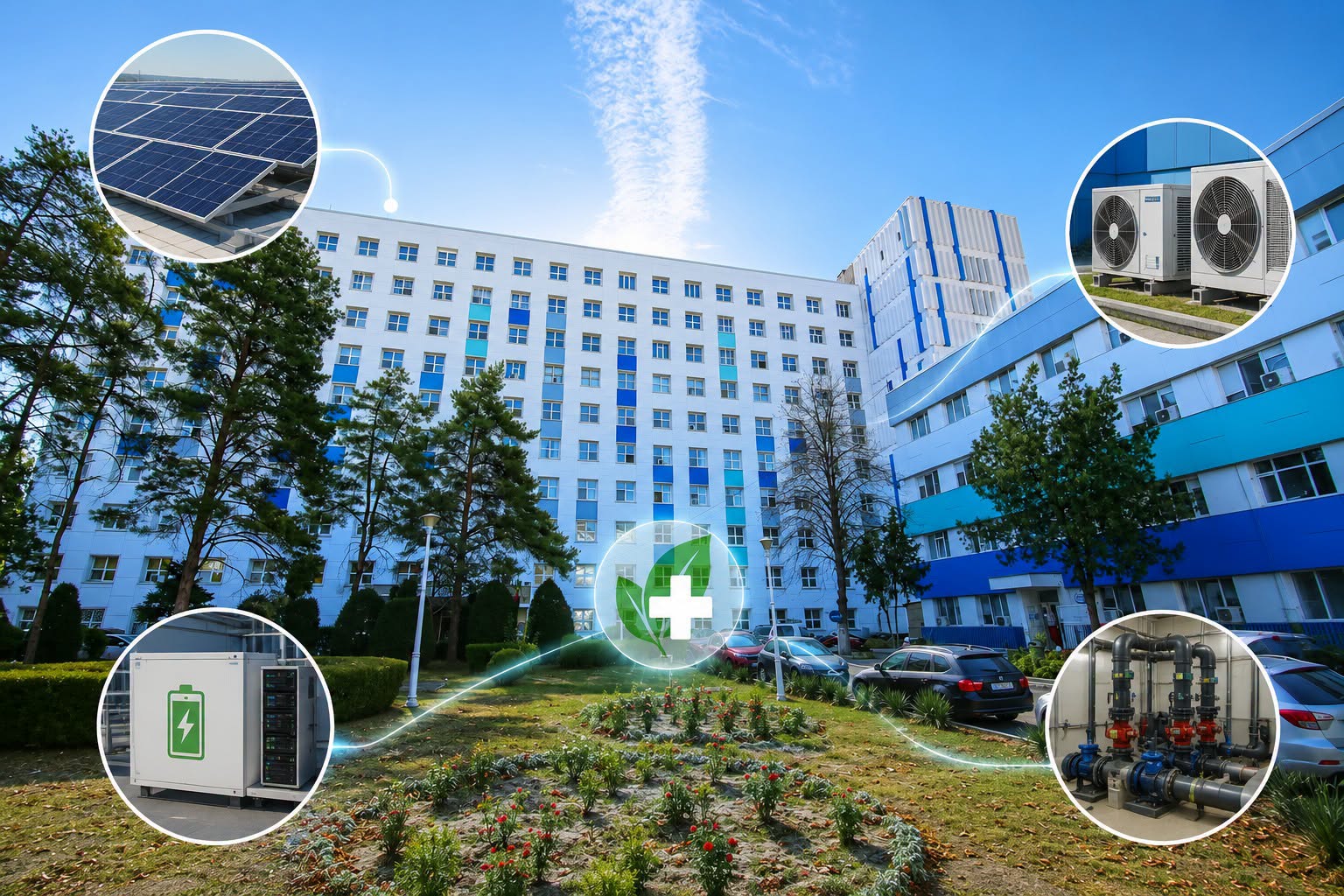 Spitalele din Galaţi vor avea sisteme de energie verde printr-o investiţie de 48 de milioane de lei