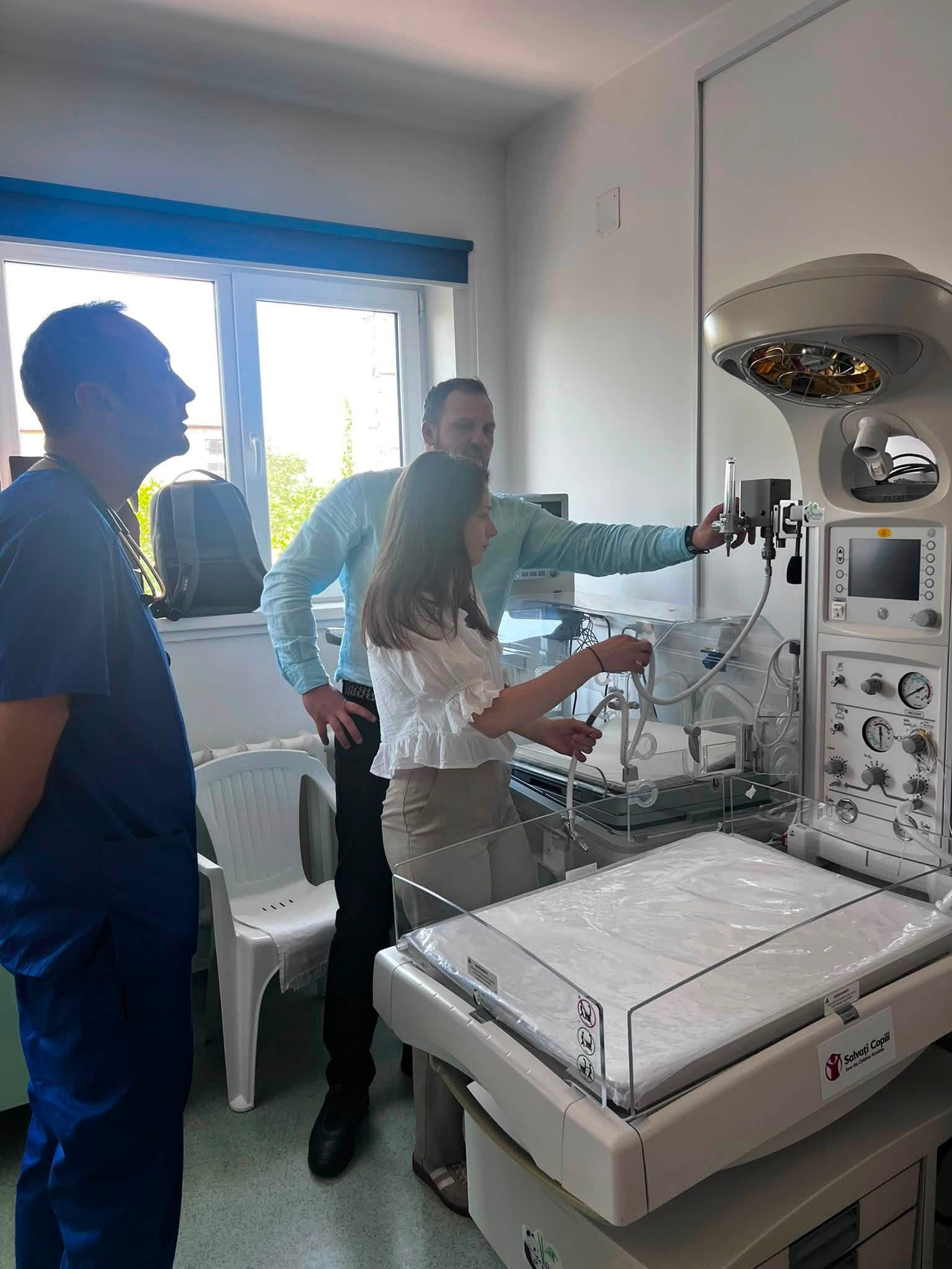 Echipamente medicale noi pentru monitorizarea şi tratamentul nou-născuţilor la Spitalul Municipal Aiud