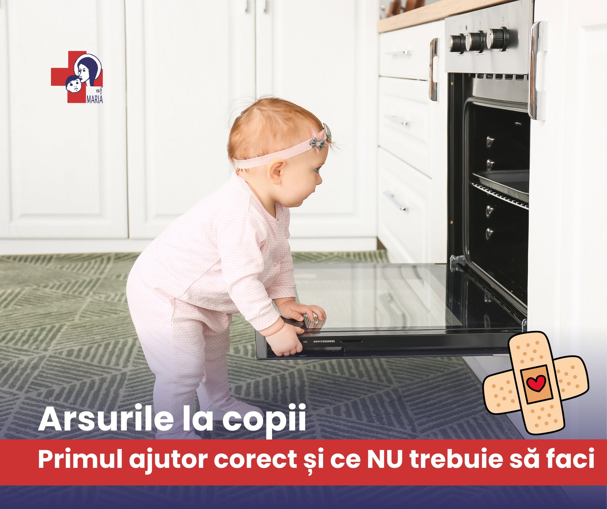 Spitalul Clinic de Urgență pentru Copii „Sfânta Maria” Iași: Primele minute după producerea unei arsuri sunt foarte importante