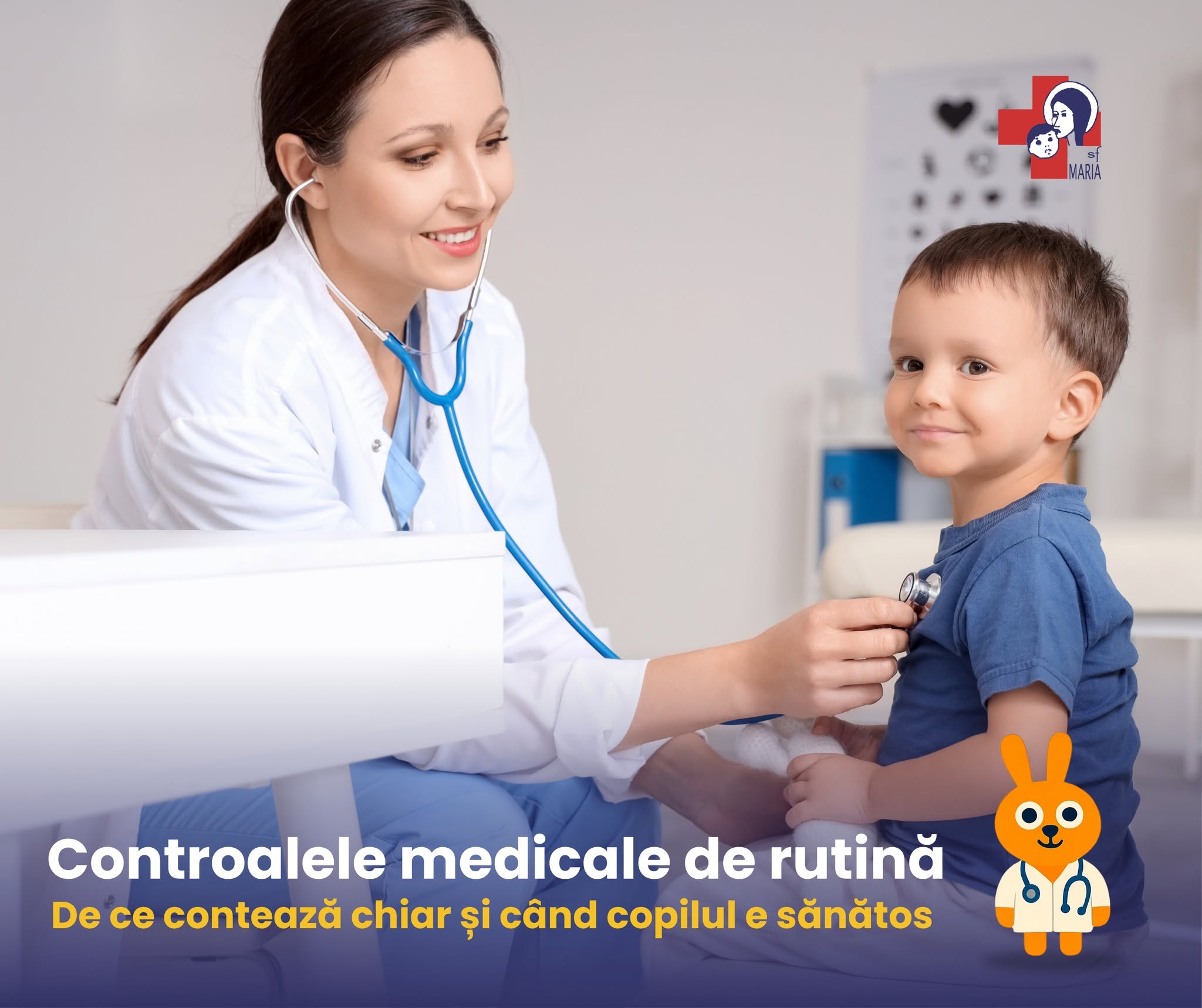 Spitalul Clinic de Urgenţă pentru Copii „Sfânta Maria” Iaşi: Scolioza, problemele de vedere şi anemia pot fi depistate din timp prin controale pediatrice de rutină