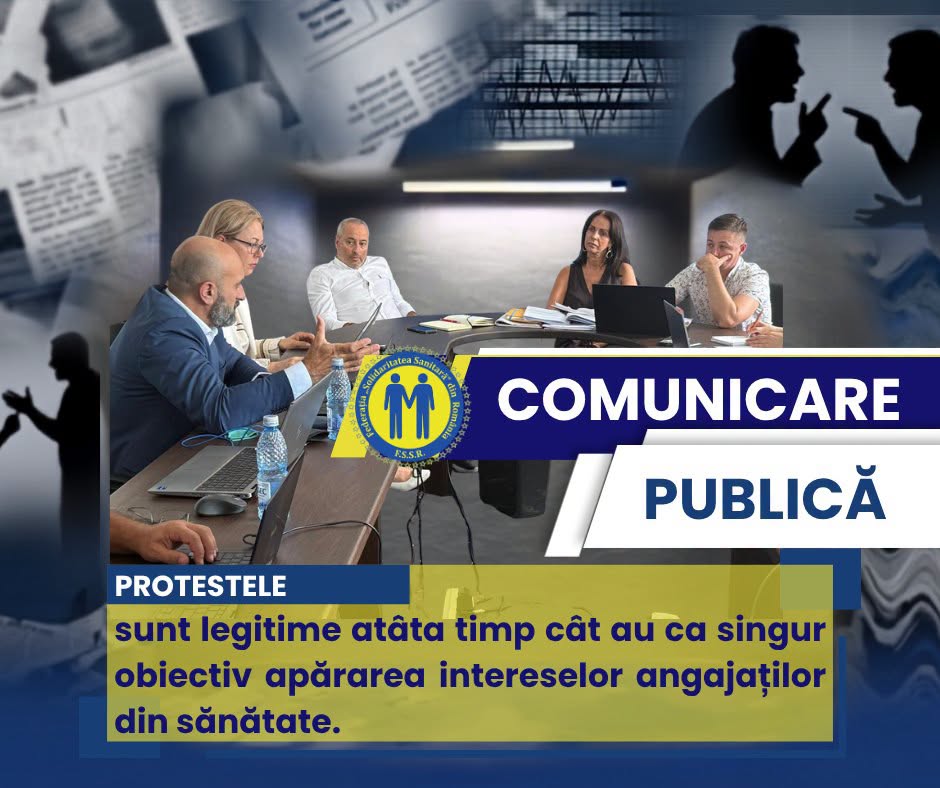 FSSR: Există riscul ca proiectul noii legi a salarizării, în partea privitoare la angajații din sănătate, să fie transformat în câmp al bătăliilor politice