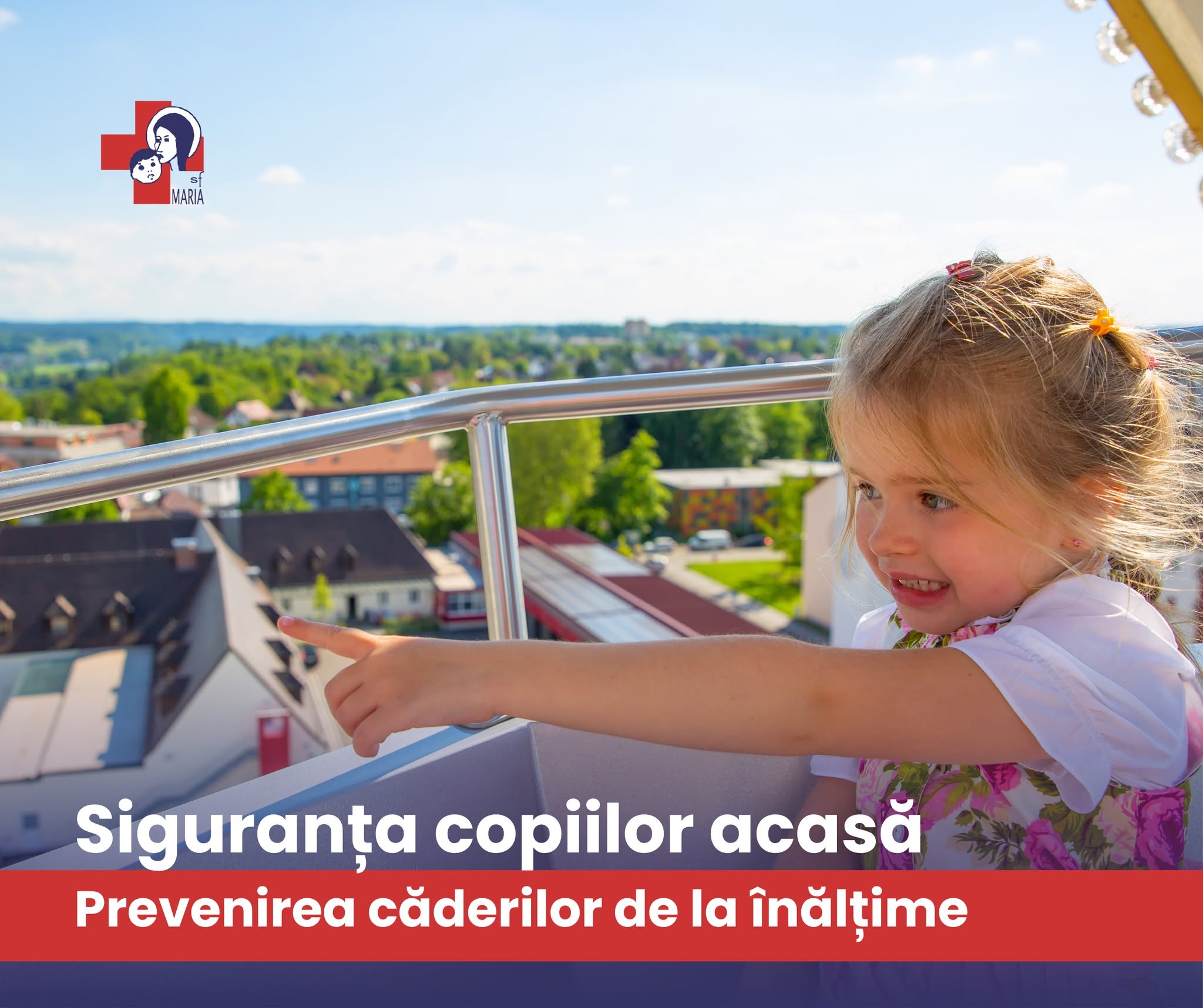 SCU pentru Copii „Sfânta Maria” Iași: Căderile de la înălțime se numără printre cele mai grave accidente domestice și pot avea consecințe severe