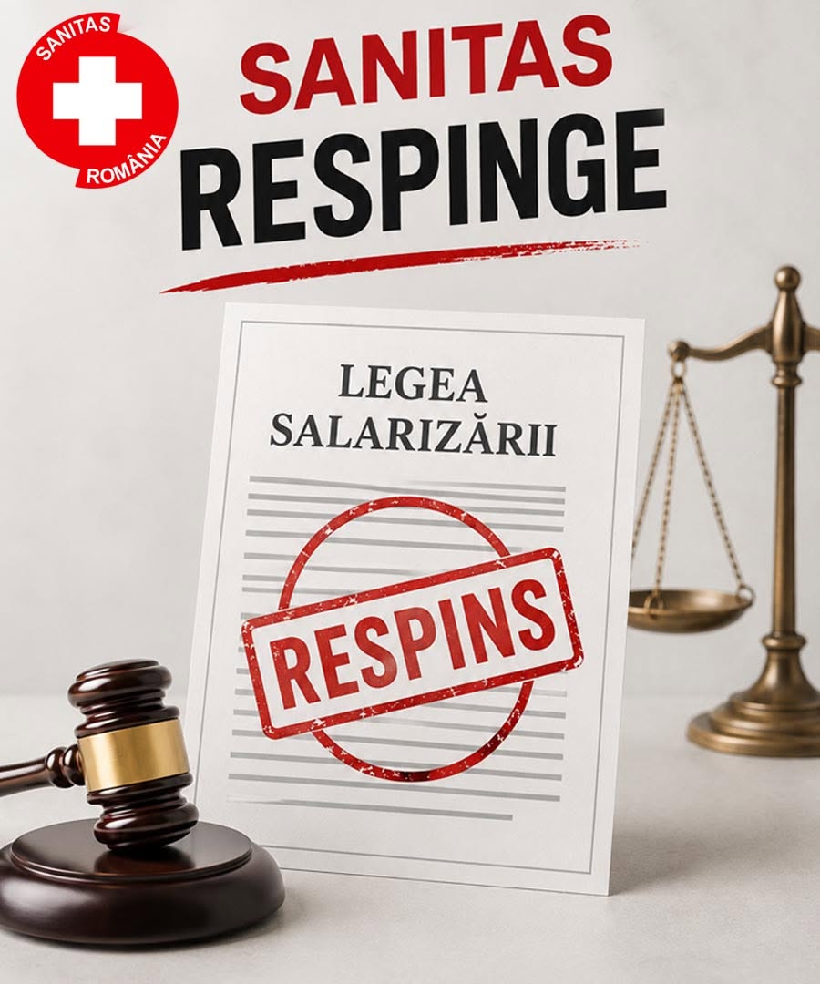 Federația SANITAS din România: Oferta ”de nerefuzat” a ministrului Pîslaru este mai proastă decât variantele anterioare!
