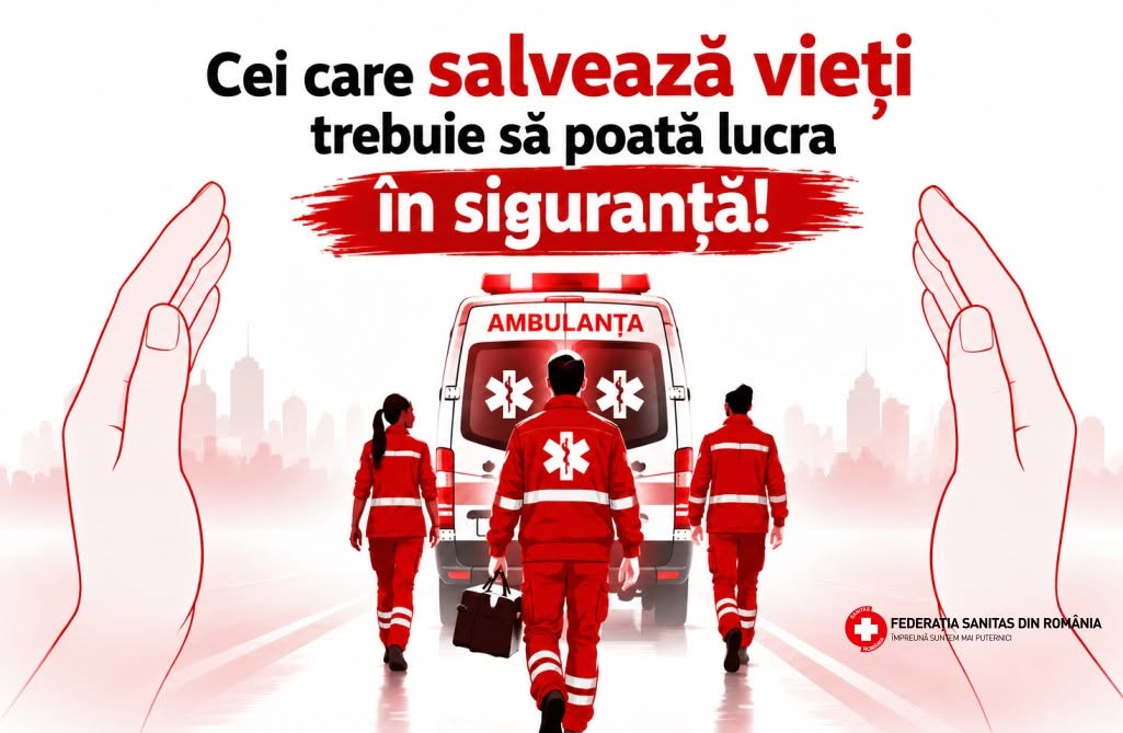Federația Sanitas din România: Violența împotriva personalului medical nu este și nu trebuie acceptată ca „risc al meseriei”
