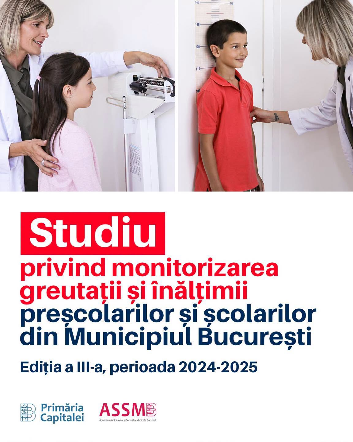 Raportul privind greutatea și înălțimea copiilor din București arată că 26,96% dintre aceștia prezintă exces ponderal, avertizează administratorul public al Capitalei