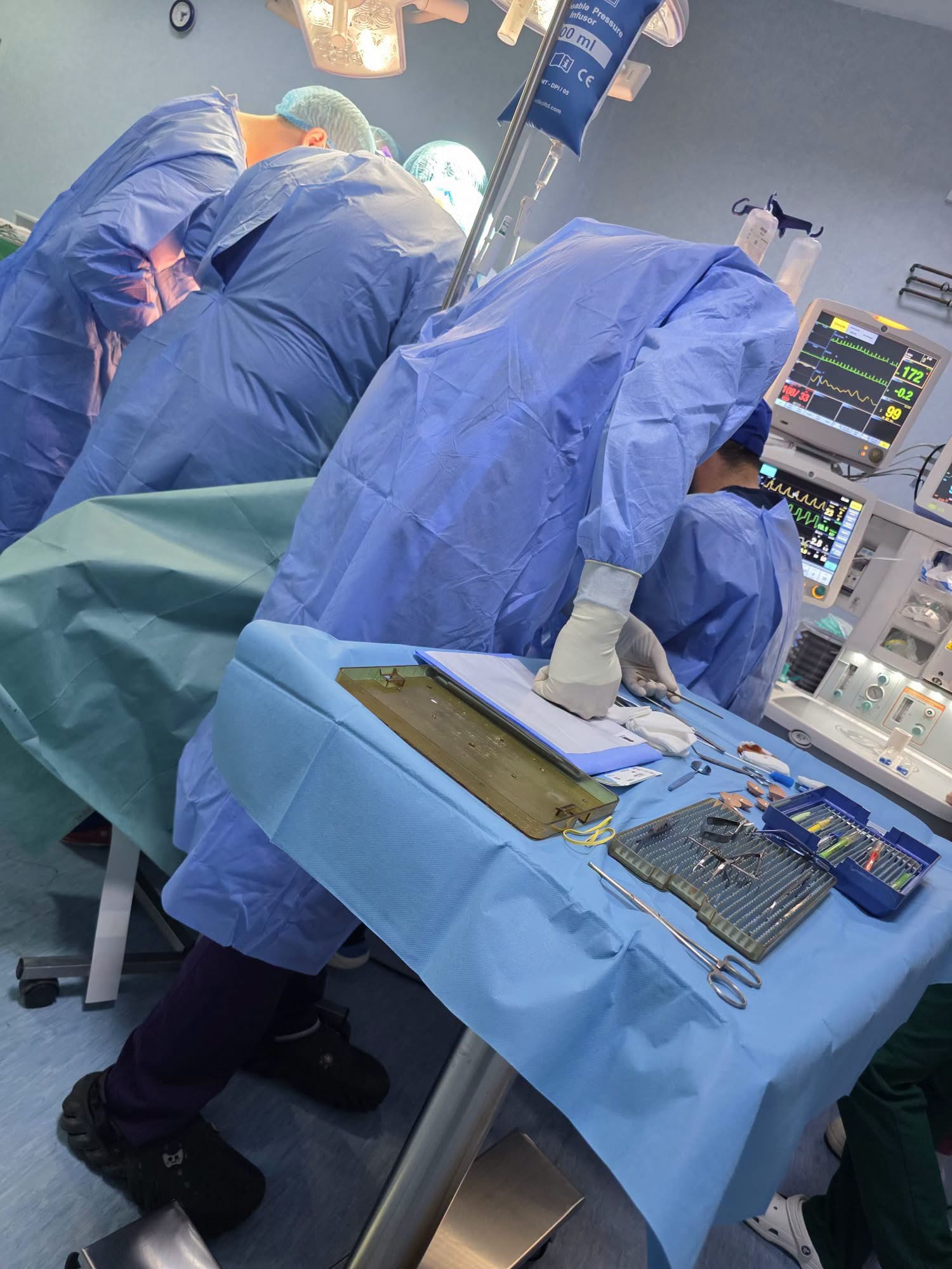 Prima prelevare de organe din acest an la Arad a fost realizată de la un pacient de 66 de ani aflat în moarte cerebrală