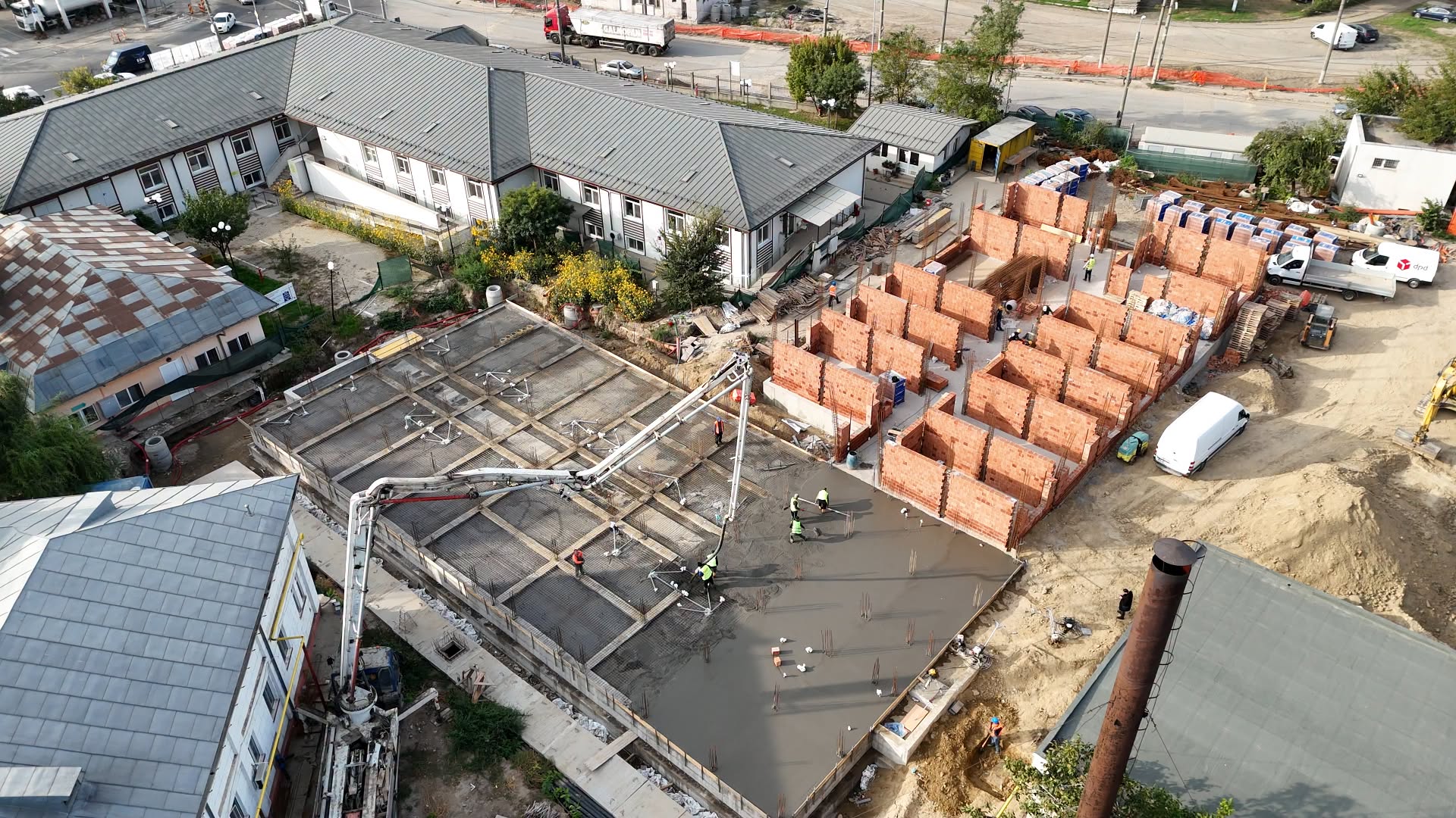 Lucrările la noul pavilion al Spitalului de Boli Infecțioase din Galați avansează, iar finalizarea este prevăzută pentru sfârșitul anului