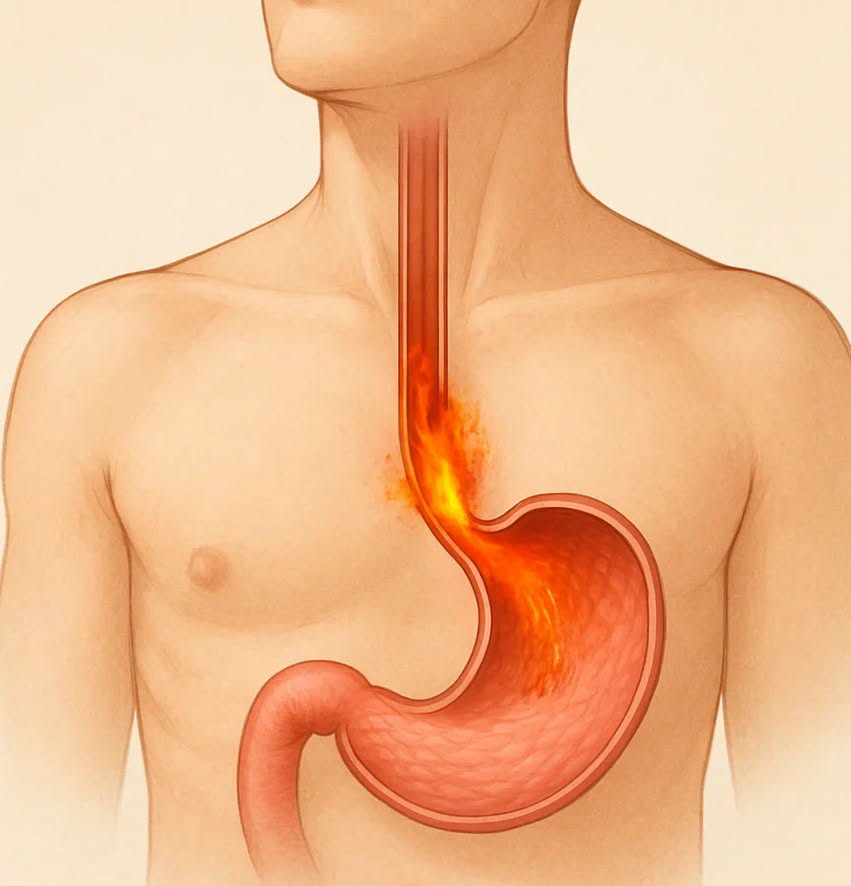 Spitalul Clinic CF Timișoara: Arsurile în capul pieptului, gustul acru sau amar pot indica boala de reflux gastroesofagian