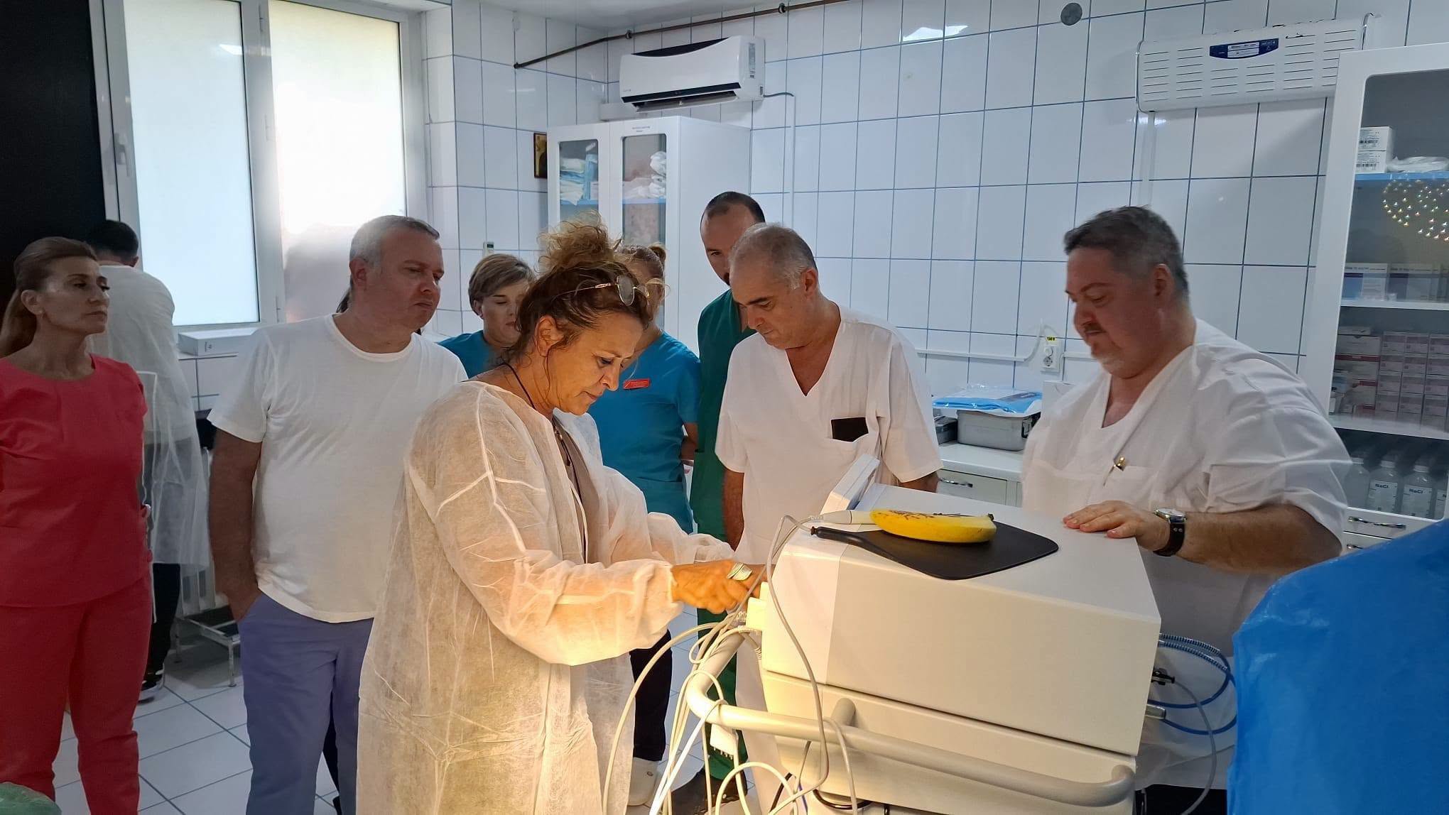Pacienții cu cancer pulmonar beneficiază la SJU Galați de un echipament pentru oprirea controlată a sângerărilor în timpul operațiilor