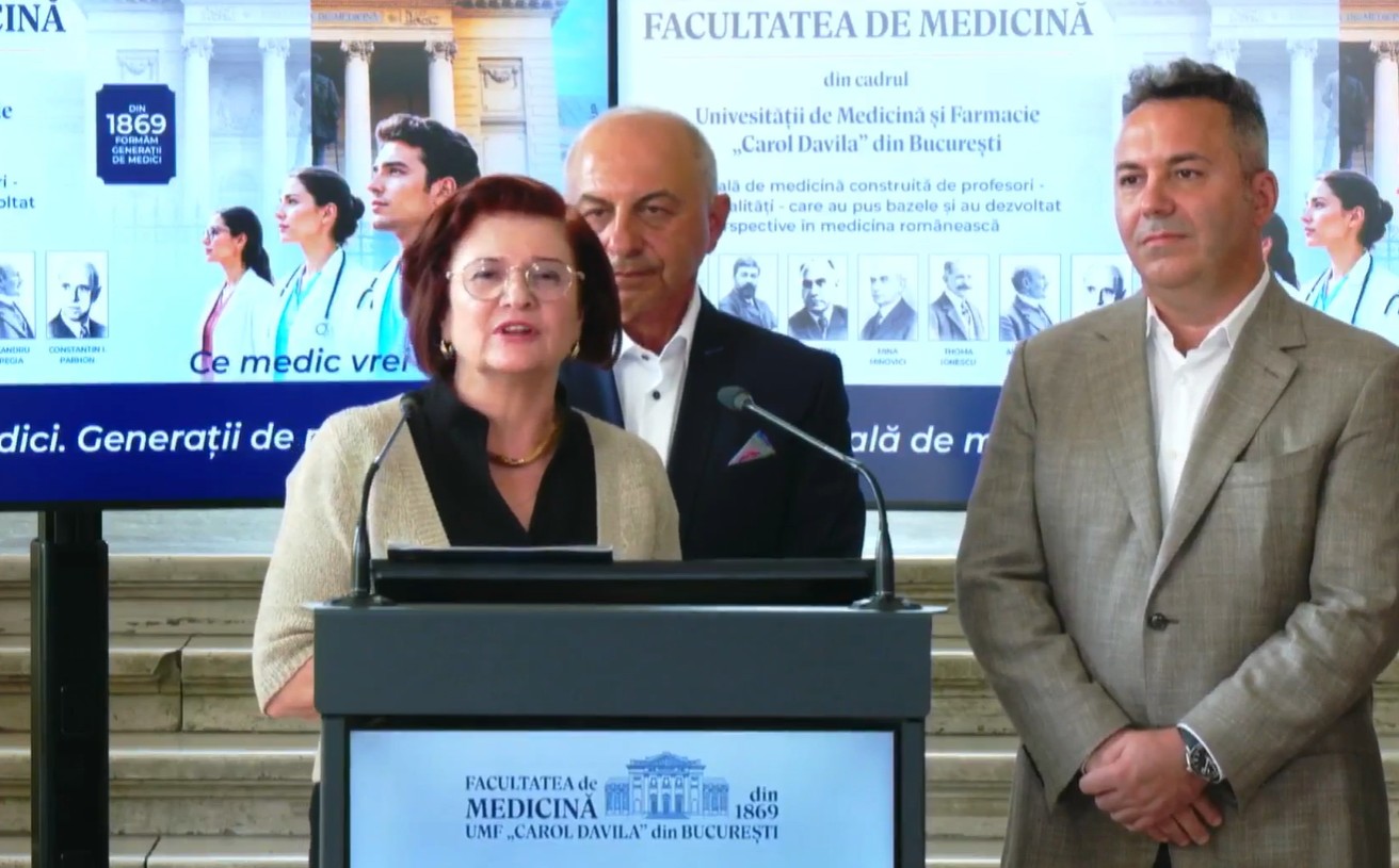 Președinta CMR: Profesia medicală nu se obține cu diploma de medic, ea se construiește cu activitatea din fiecare zi pe care medicii o vor dezvolta