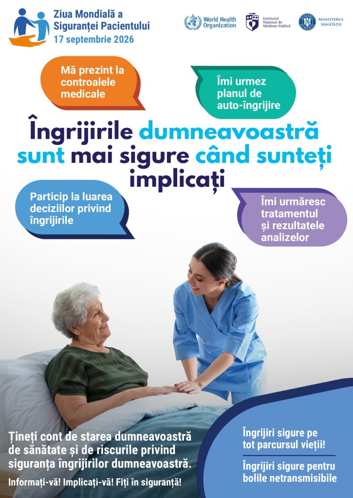 17 SEPTEMBRIE – Ziua Mondială a Siguranței Pacientului