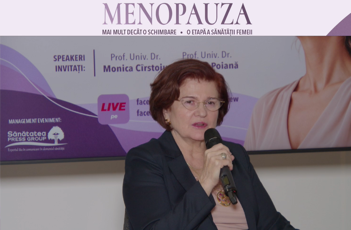 Prof. univ. dr. Cătălina Poiană: Dacă o femeie a intrat la 48–49 de ani la menopauză și după trei ani are o sângerare, este un mare semnal de alarmă!