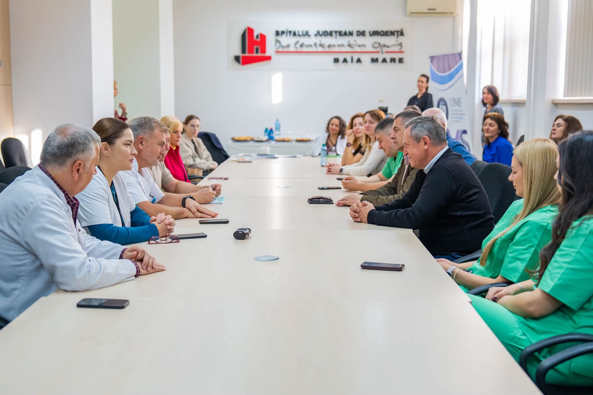 Schimb de experiență medicală româno-ucraineană, la Spitalul Clinic Județean de Urgență „Dr. Constantin Opriș” din Baia Mare