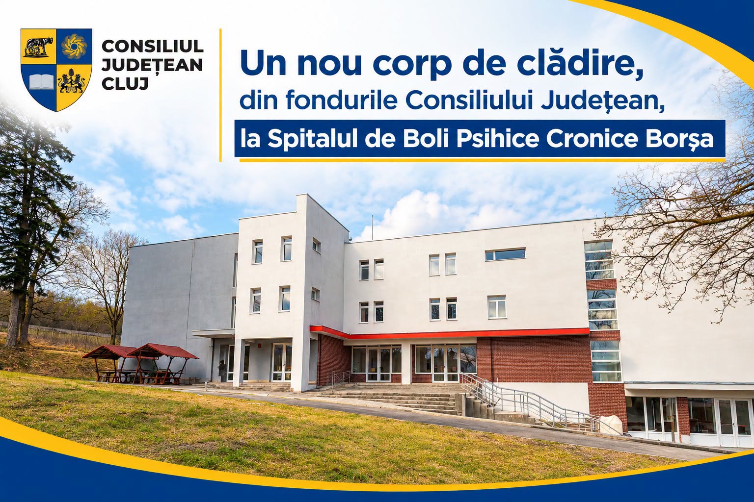 Spitalul de Boli Psihice Cronice Borșa va avea un nou pavilion administrativ, construit cu fonduri de peste 4,4 milioane de lei