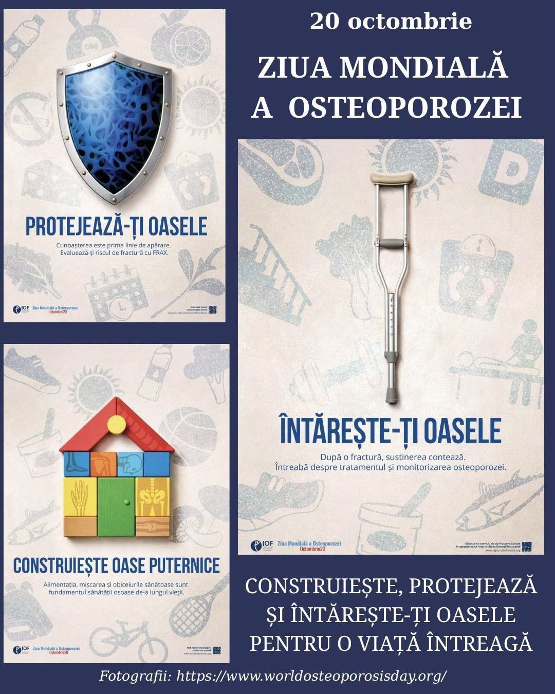 SUUB: De Ziua Mondială a Osteoporozei, acordă atenție sănătății oaselor tale, chiar dacă nu te dor