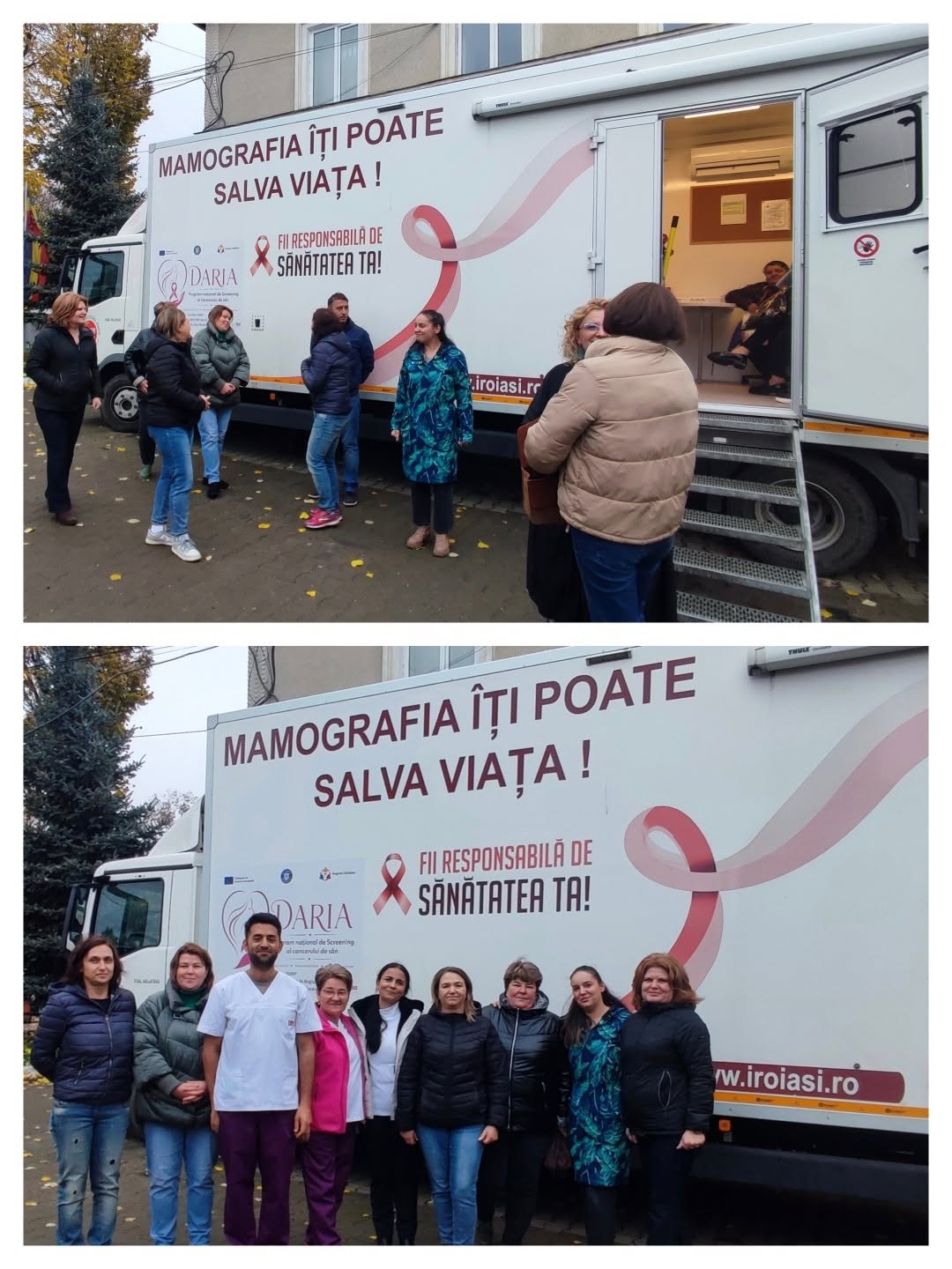 IRO Iași: 56 de mamografii gratuite, efectuate la Negrești, Vaslui, în cadrul proiectului DARIA