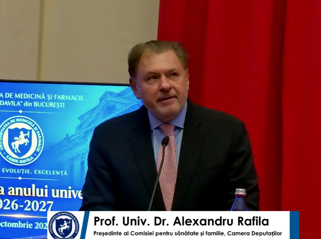 Prof. univ. dr. Alexandru Rafila: Voi trebuie să rămâneți oameni, în era digitalizării și a inteligenței artificiale